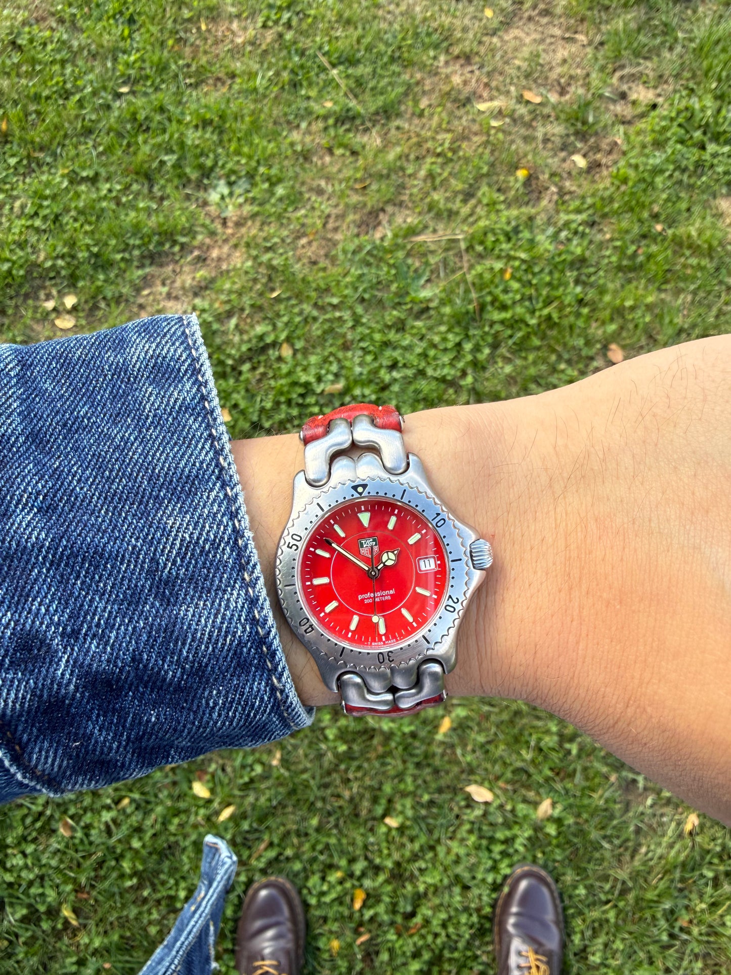 Tag Heuer Link Red vintage