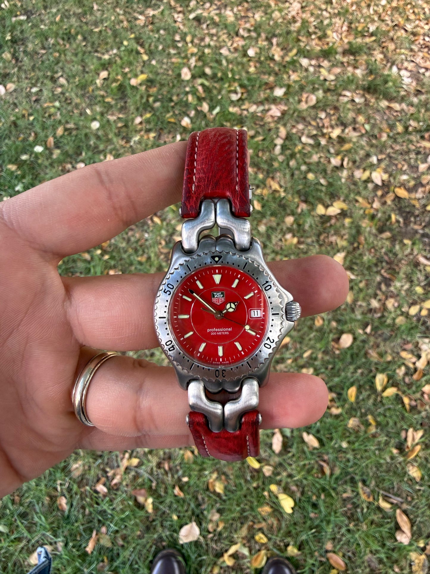 Tag Heuer Link Red vintage
