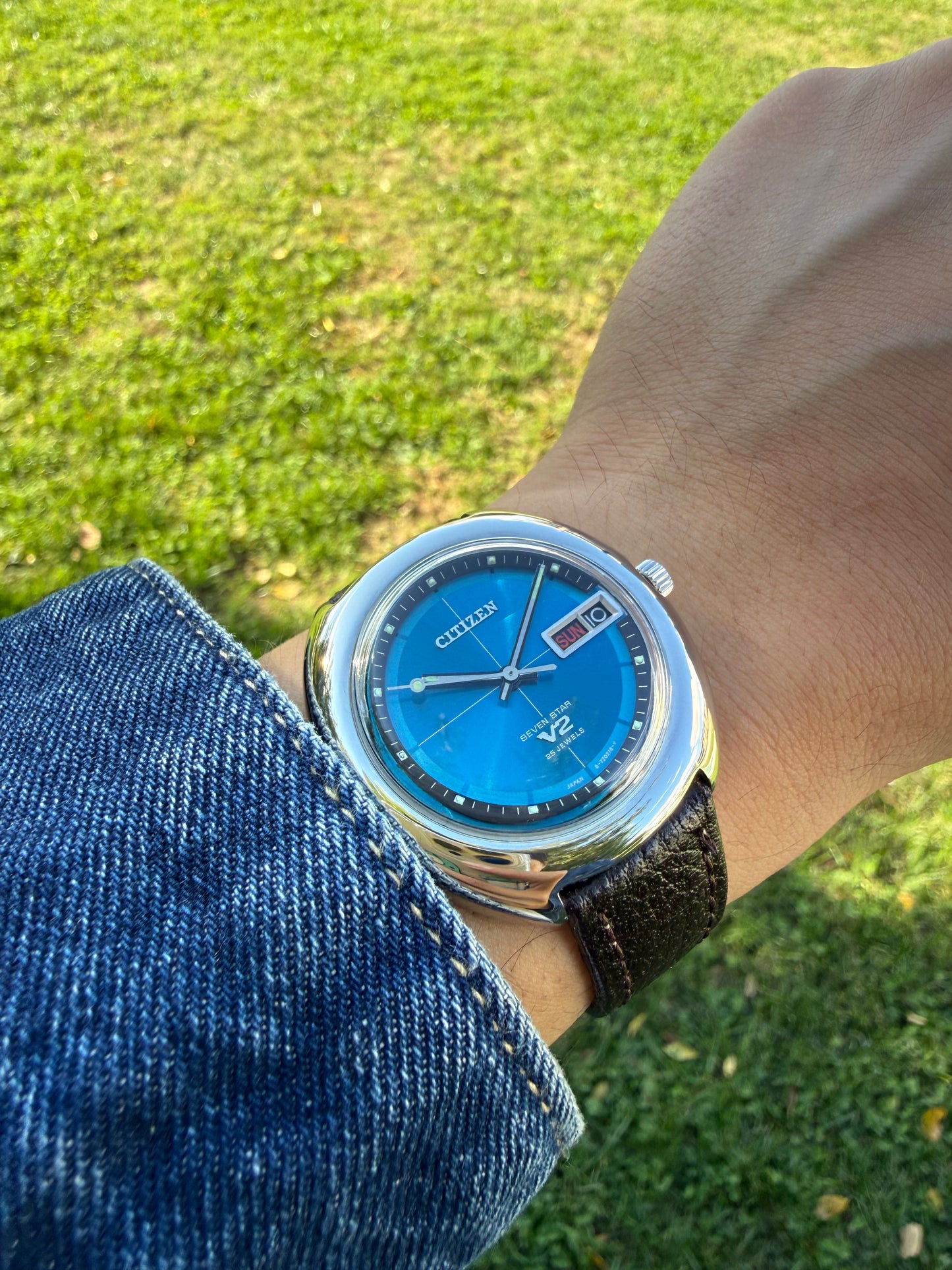 Citizen Blue vintage