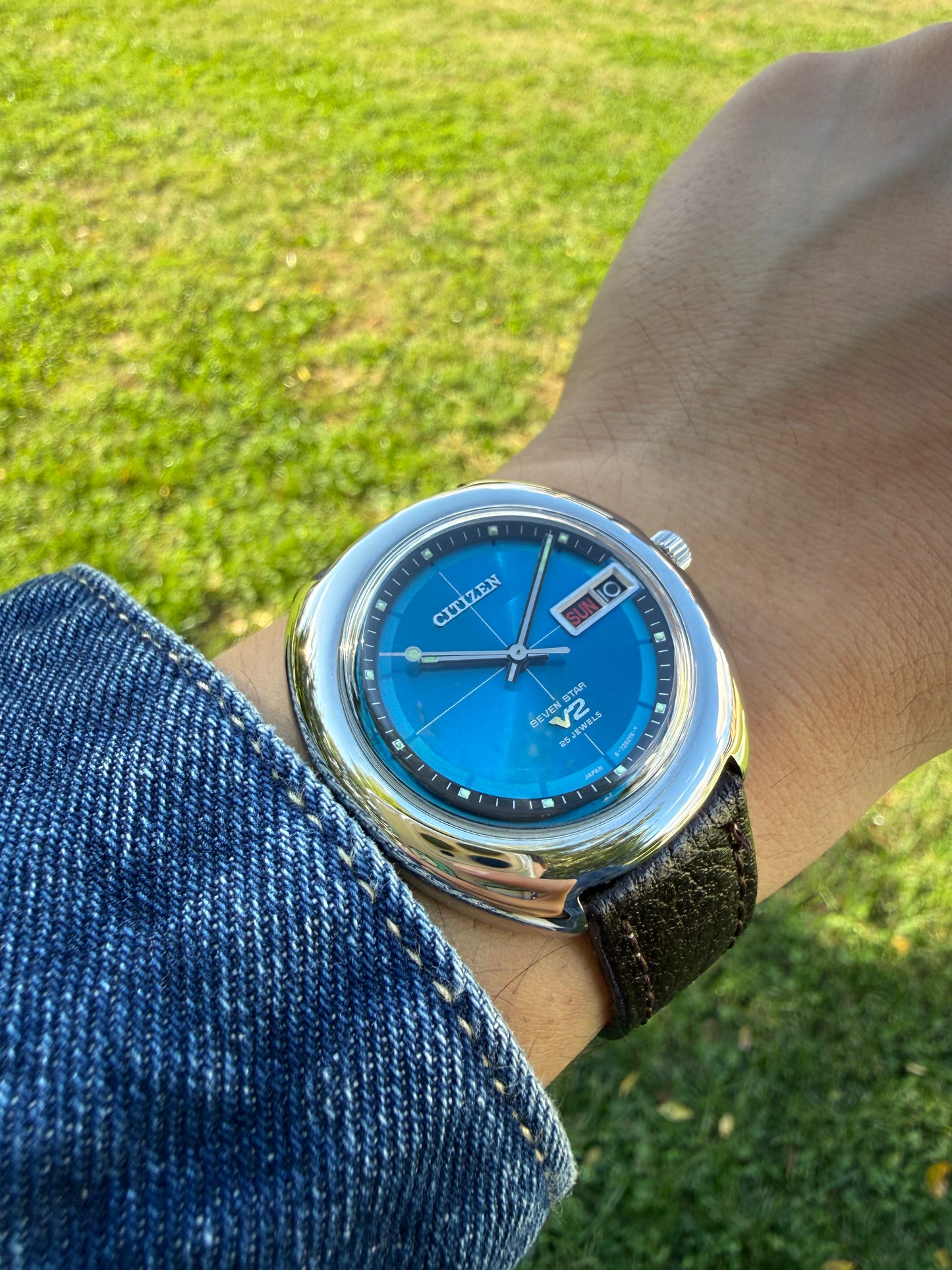 Citizen Blue vintage