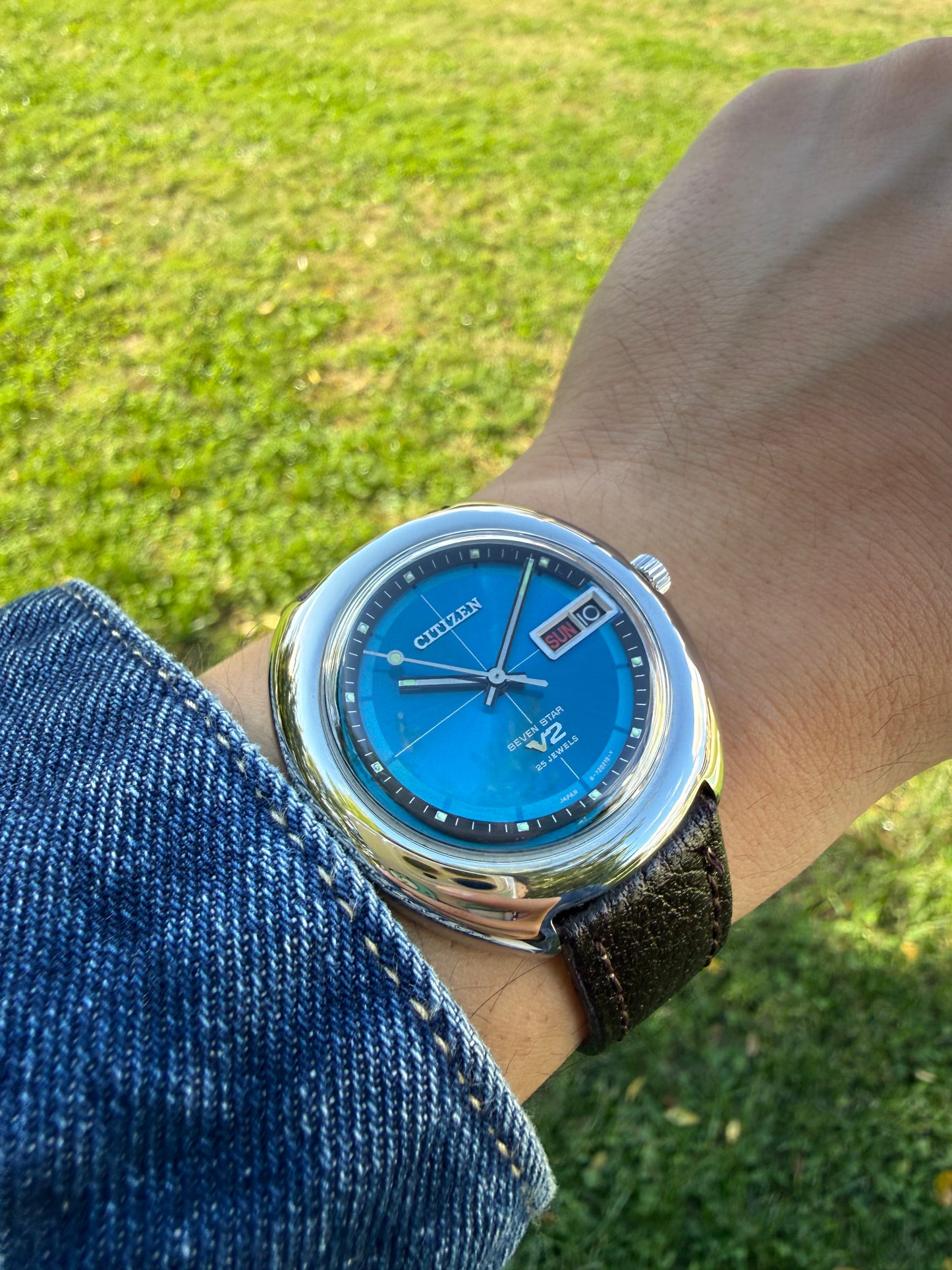Citizen Blue vintage