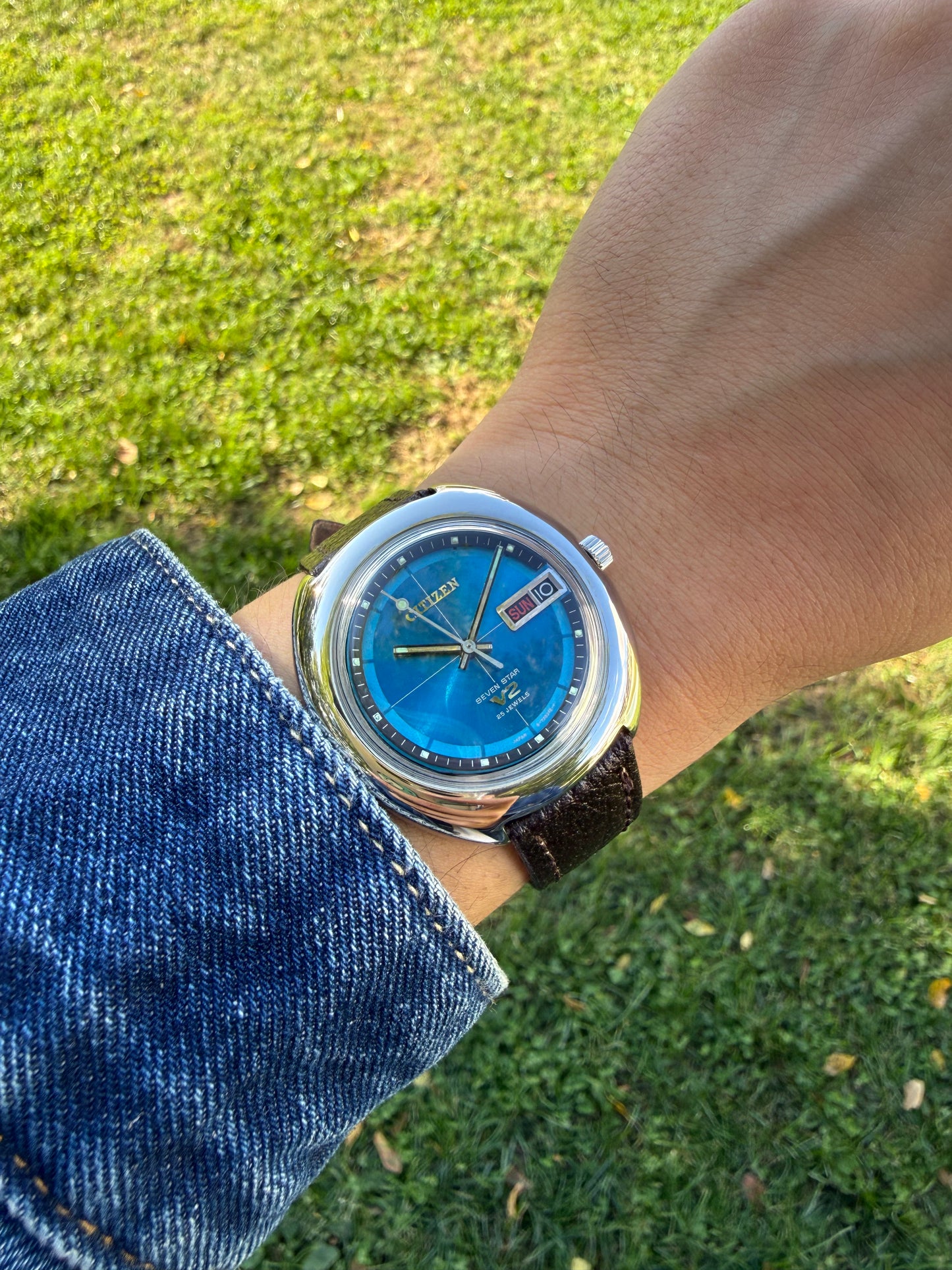 Citizen Blue vintage