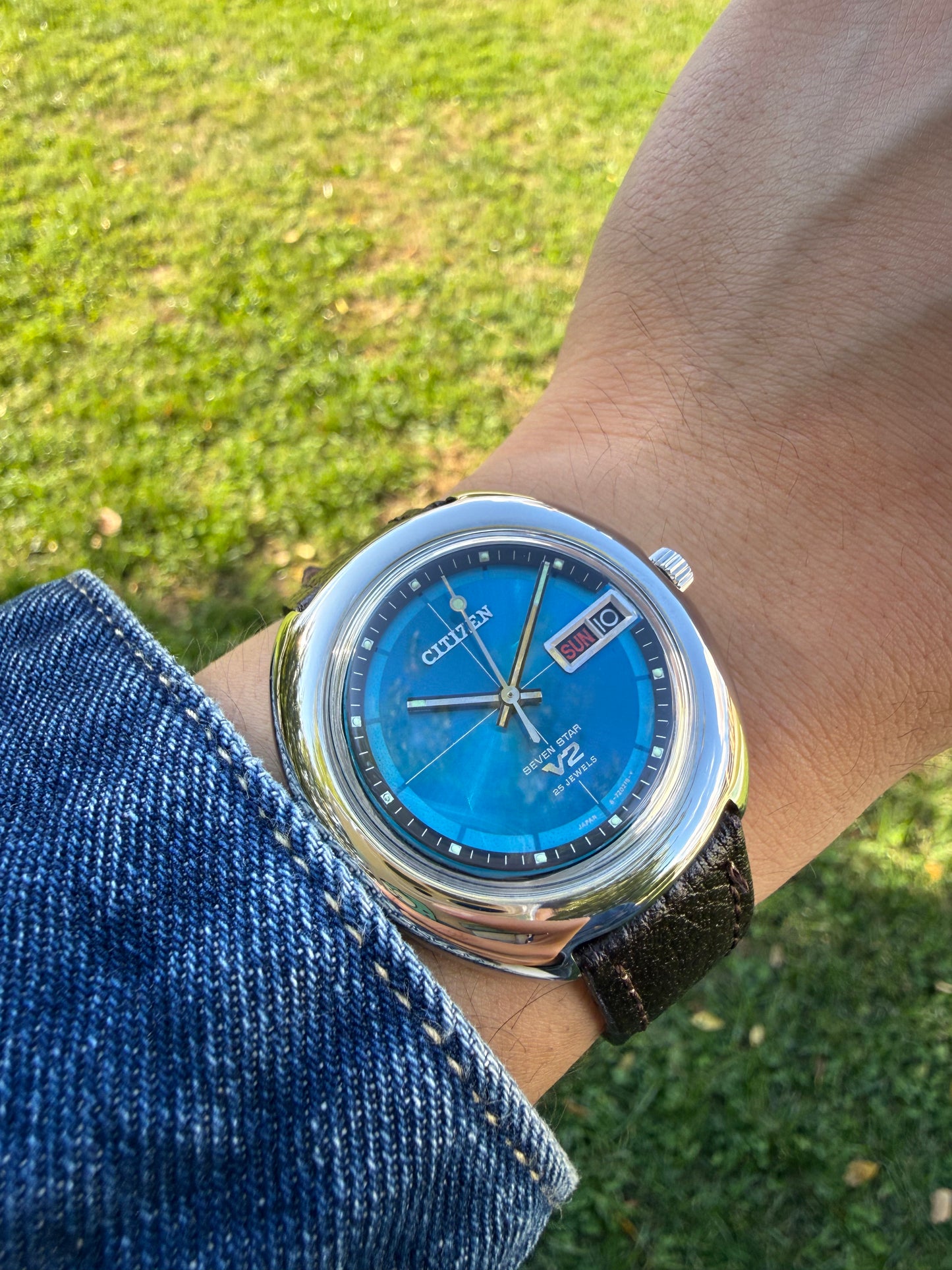 Citizen Blue vintage