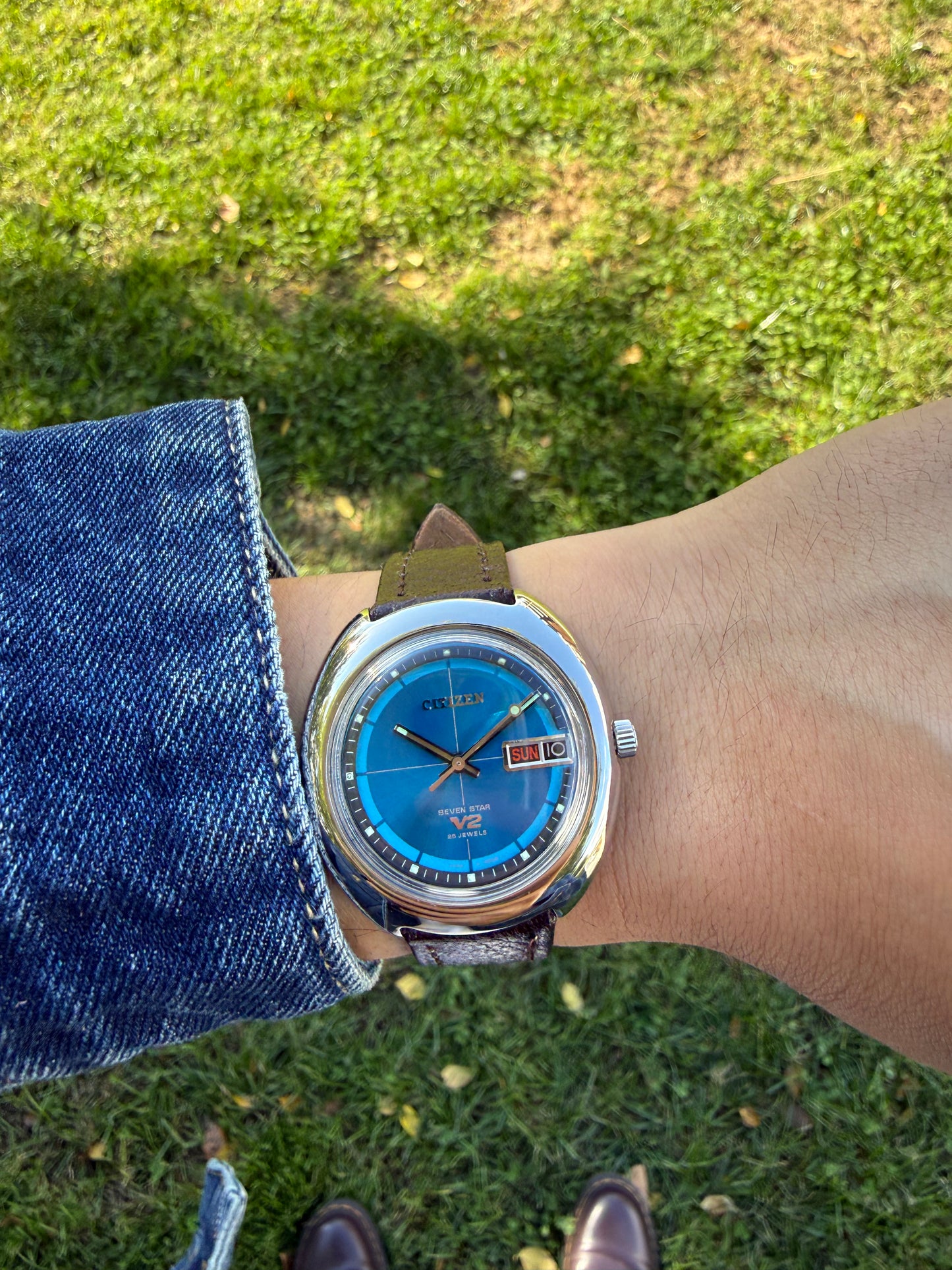 Citizen Blue vintage