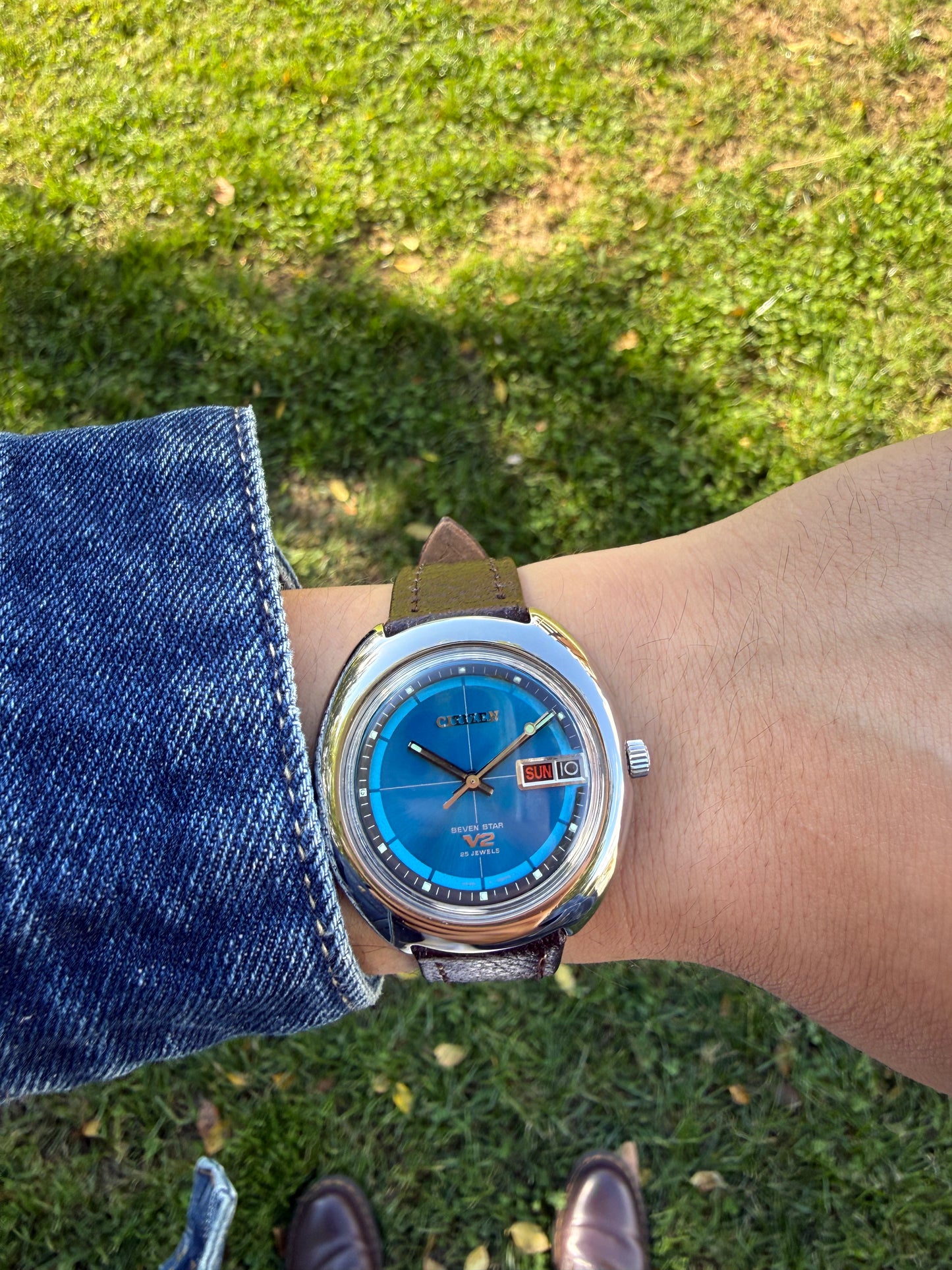 Citizen Blue vintage