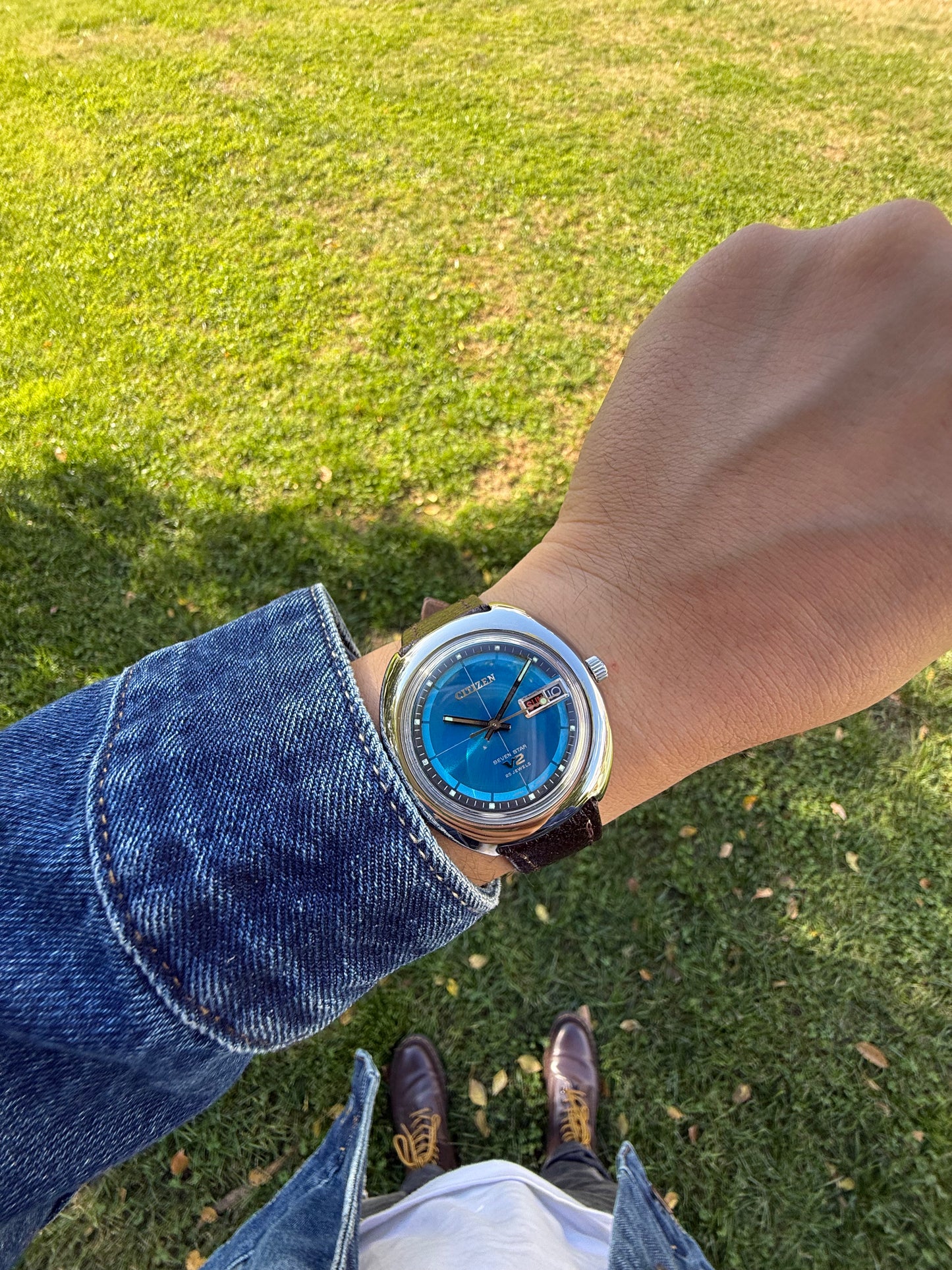 Citizen Blue vintage