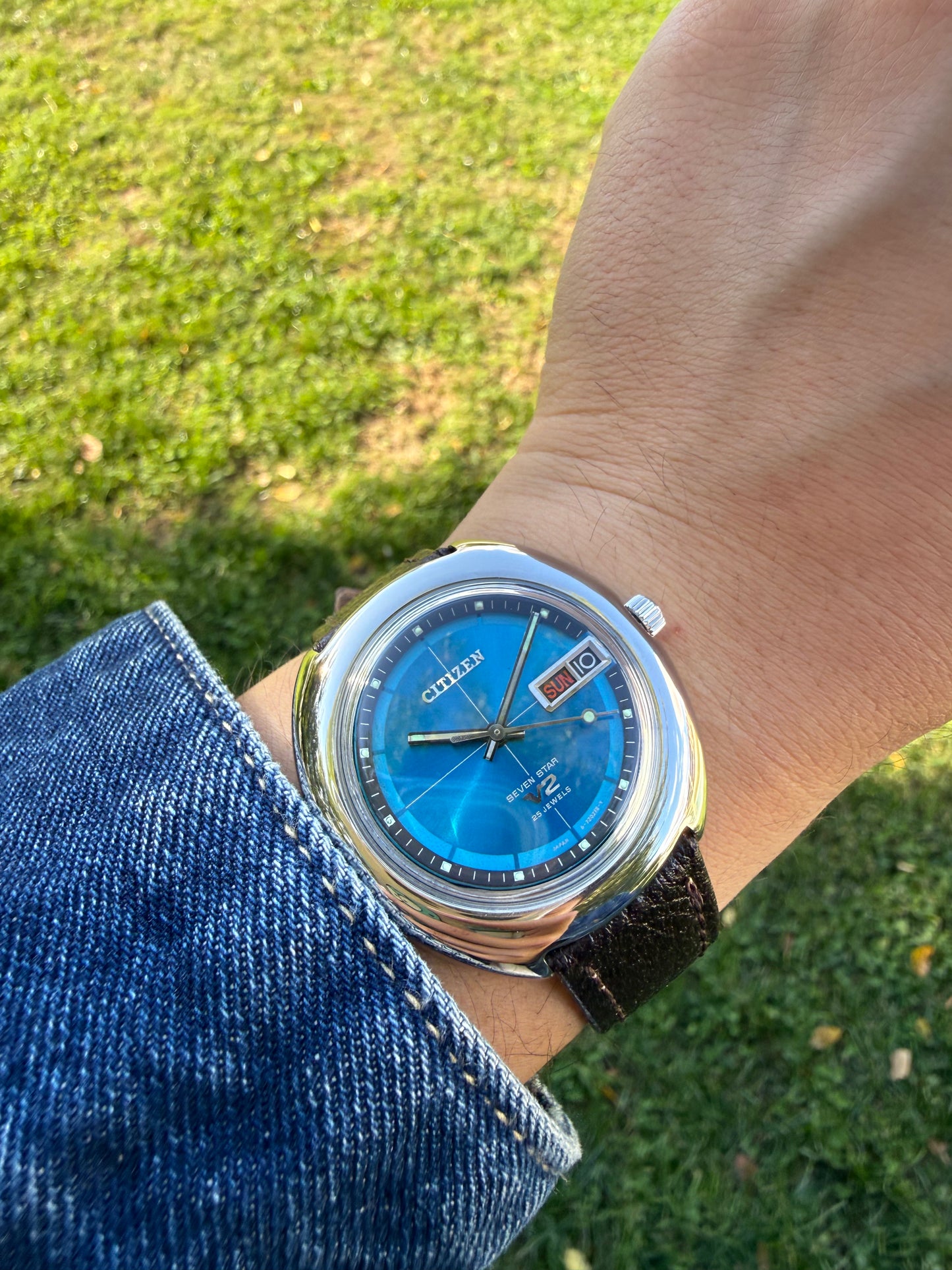 Citizen Blue vintage