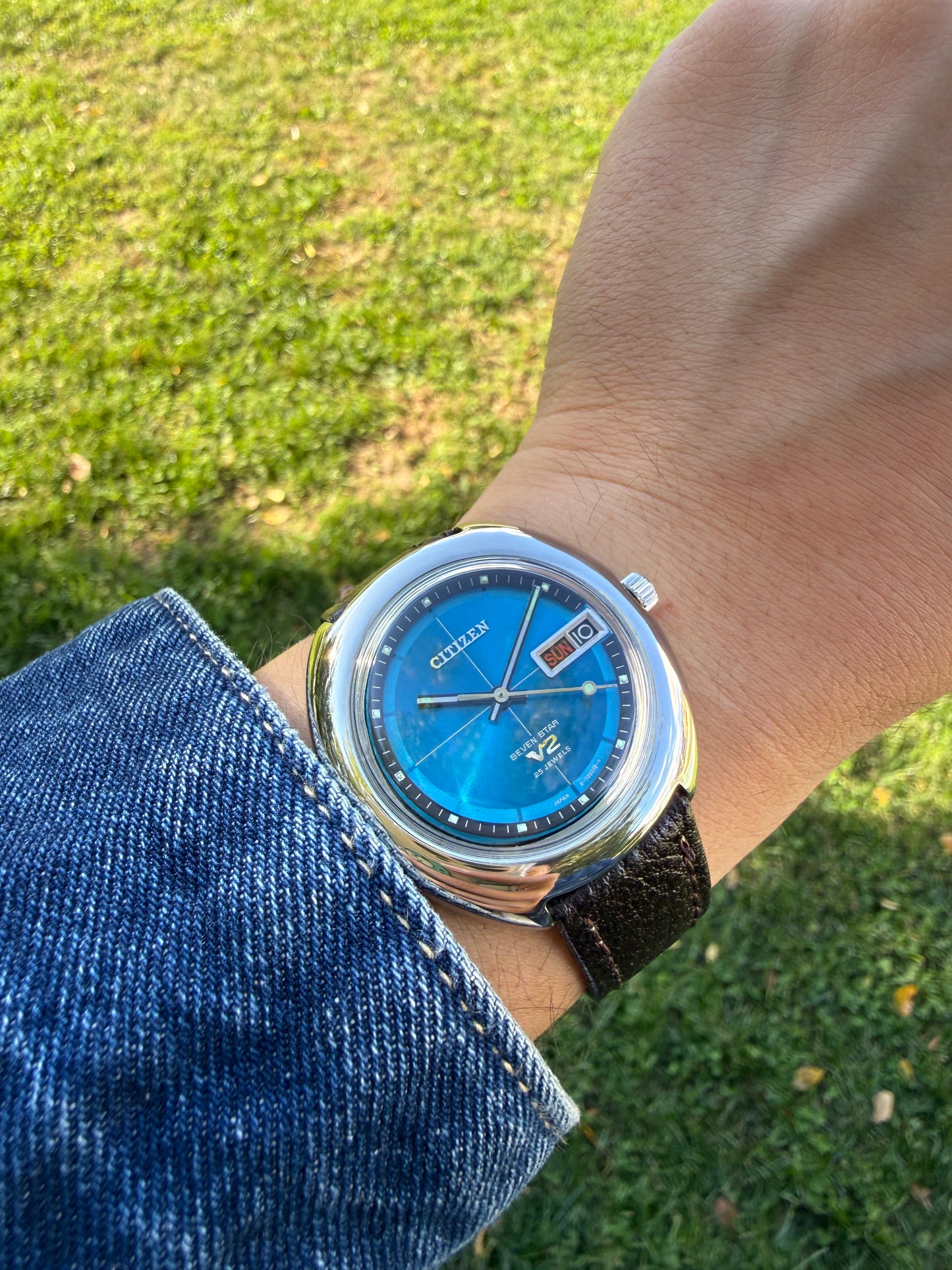Citizen Blue vintage