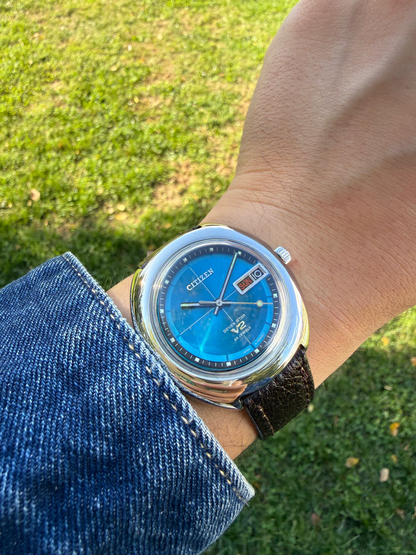 Citizen Blue vintage
