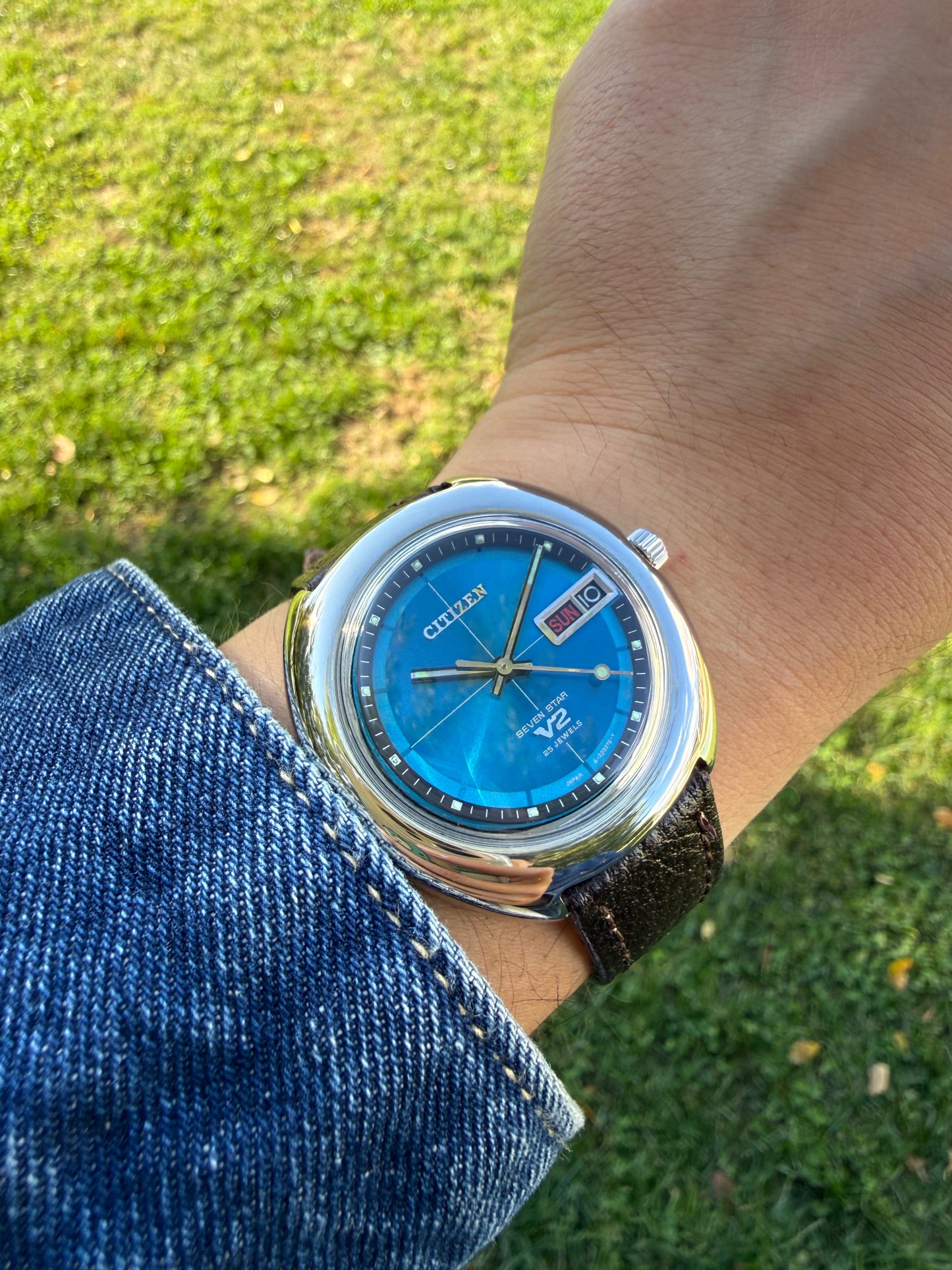 Citizen Blue vintage