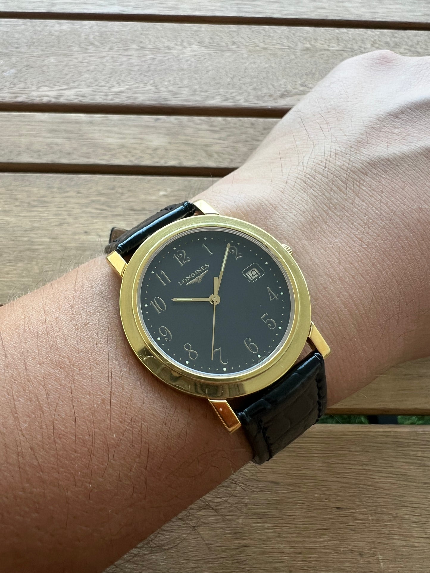 Longines black edition vintage