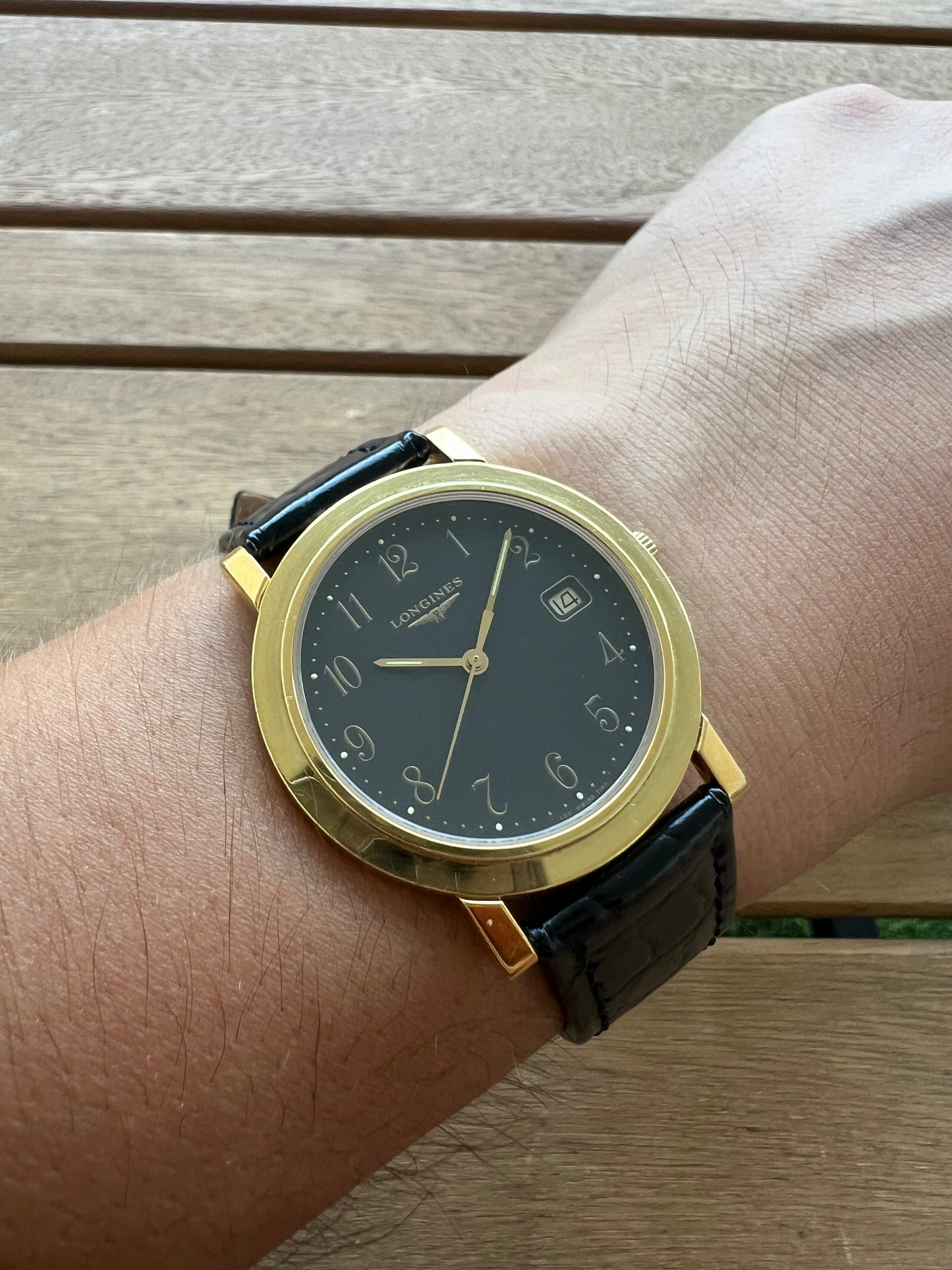 Longines black edition vintage