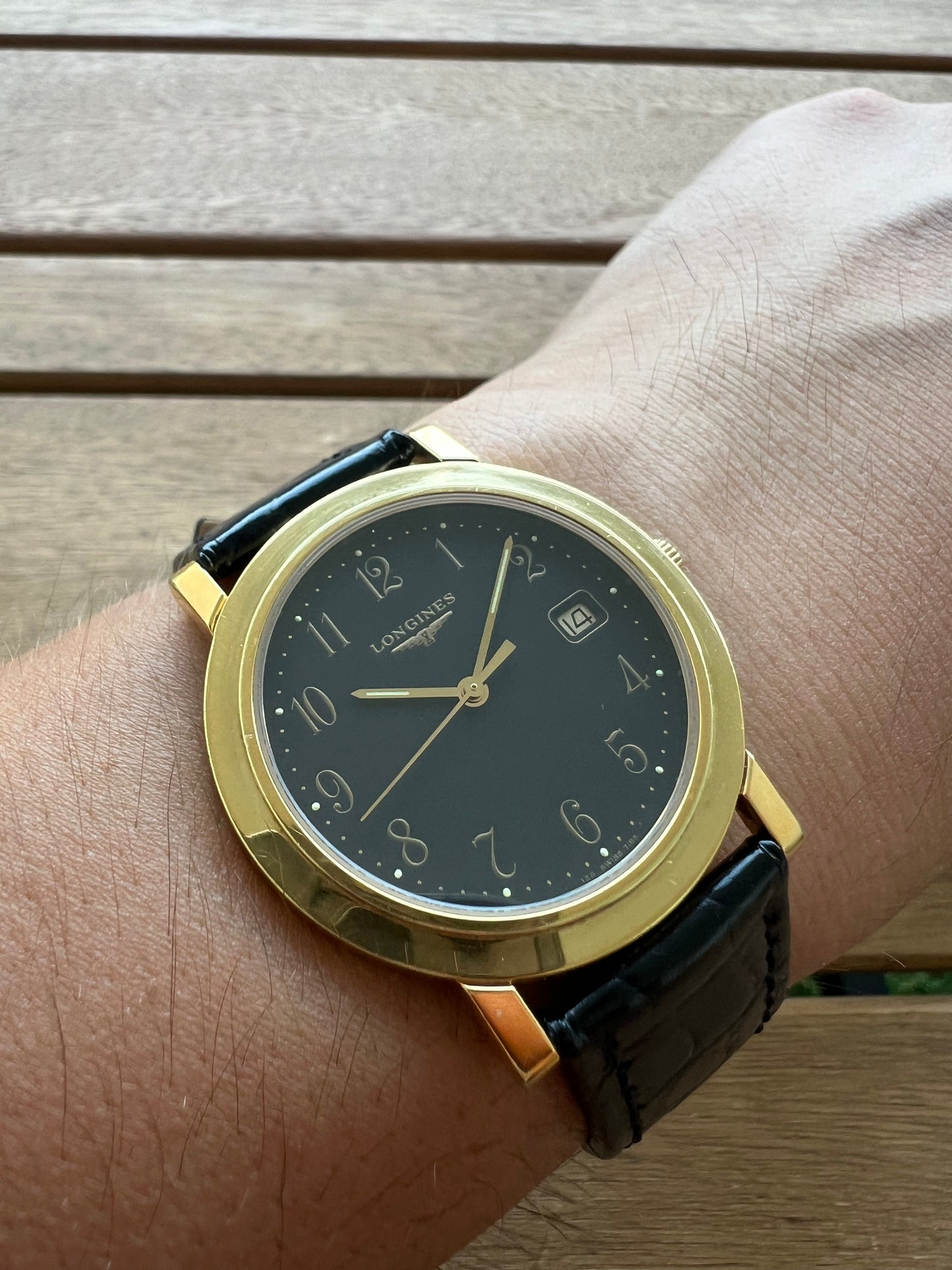 Longines black edition vintage