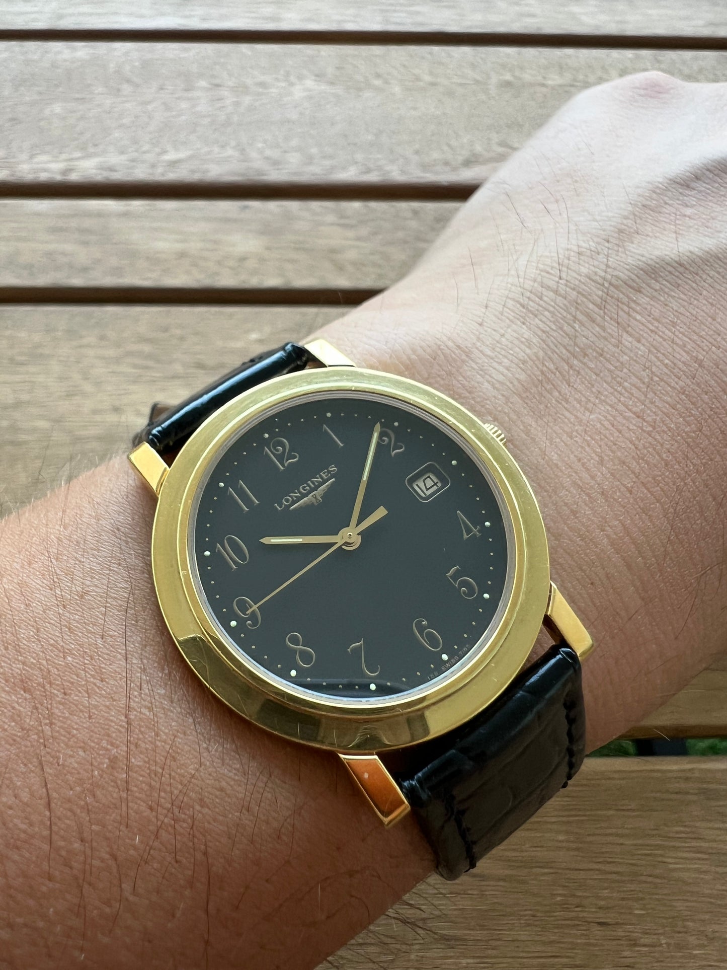 Longines black edition vintage