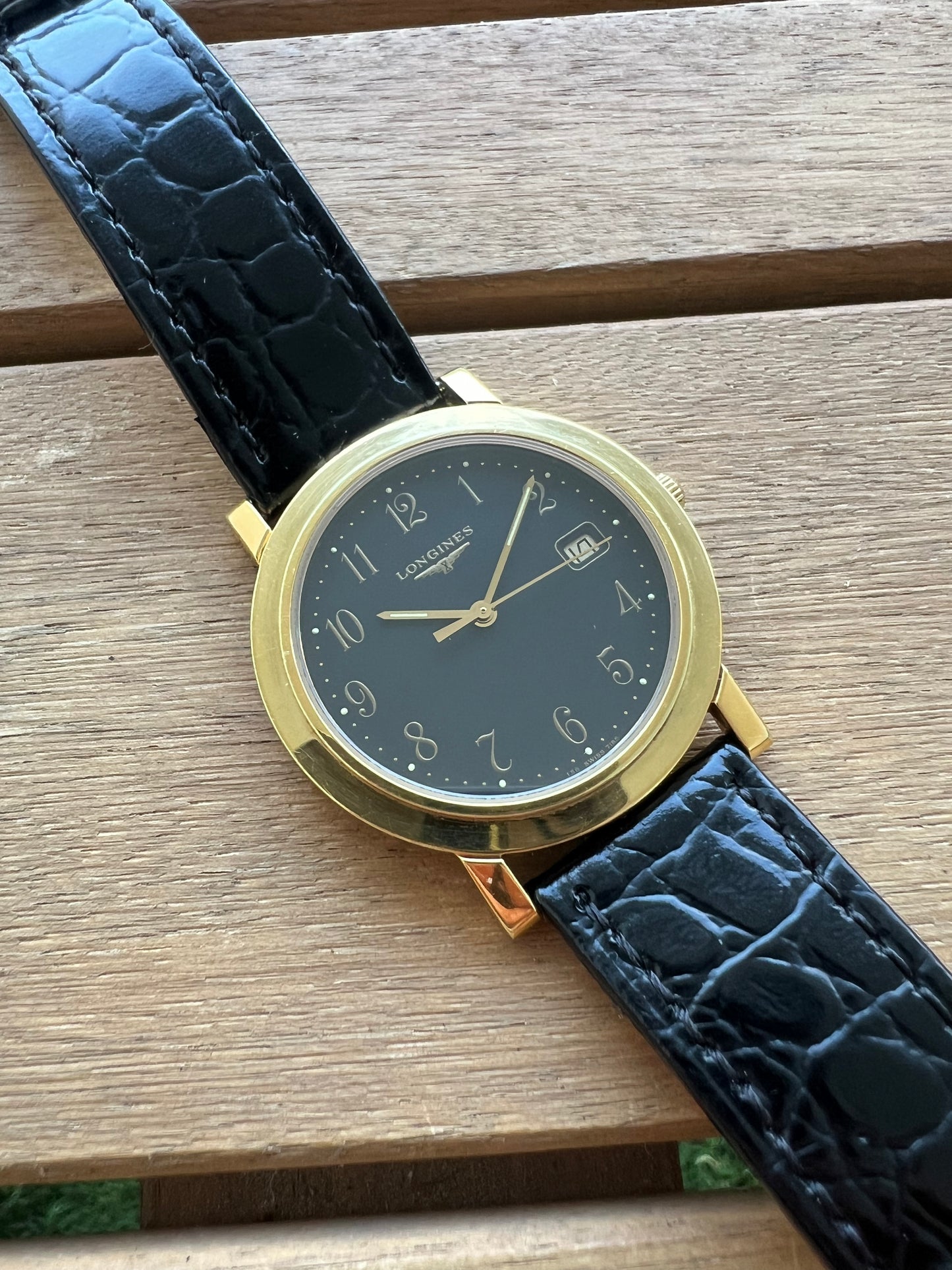 Longines black edition vintage