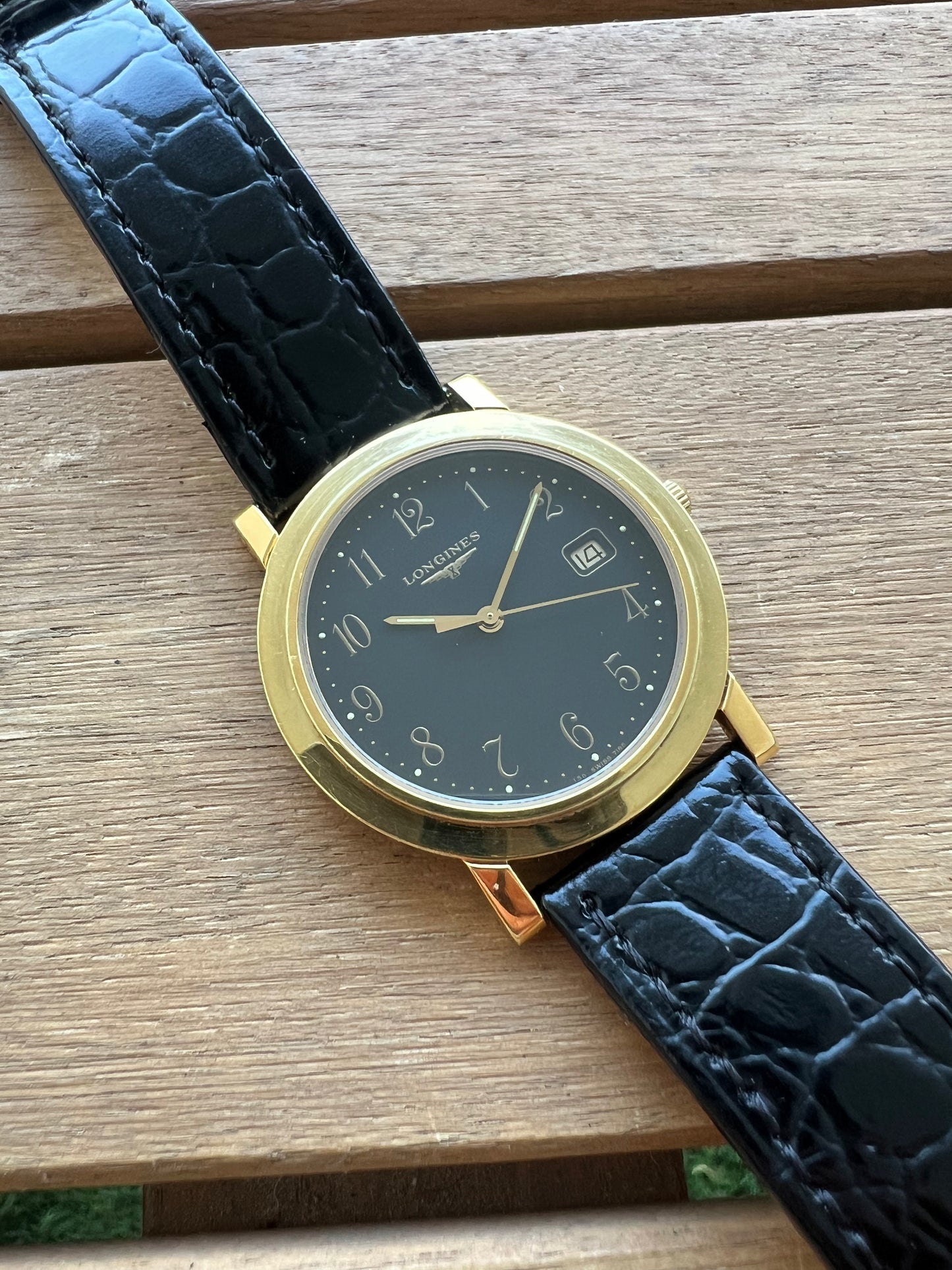Longines black edition vintage