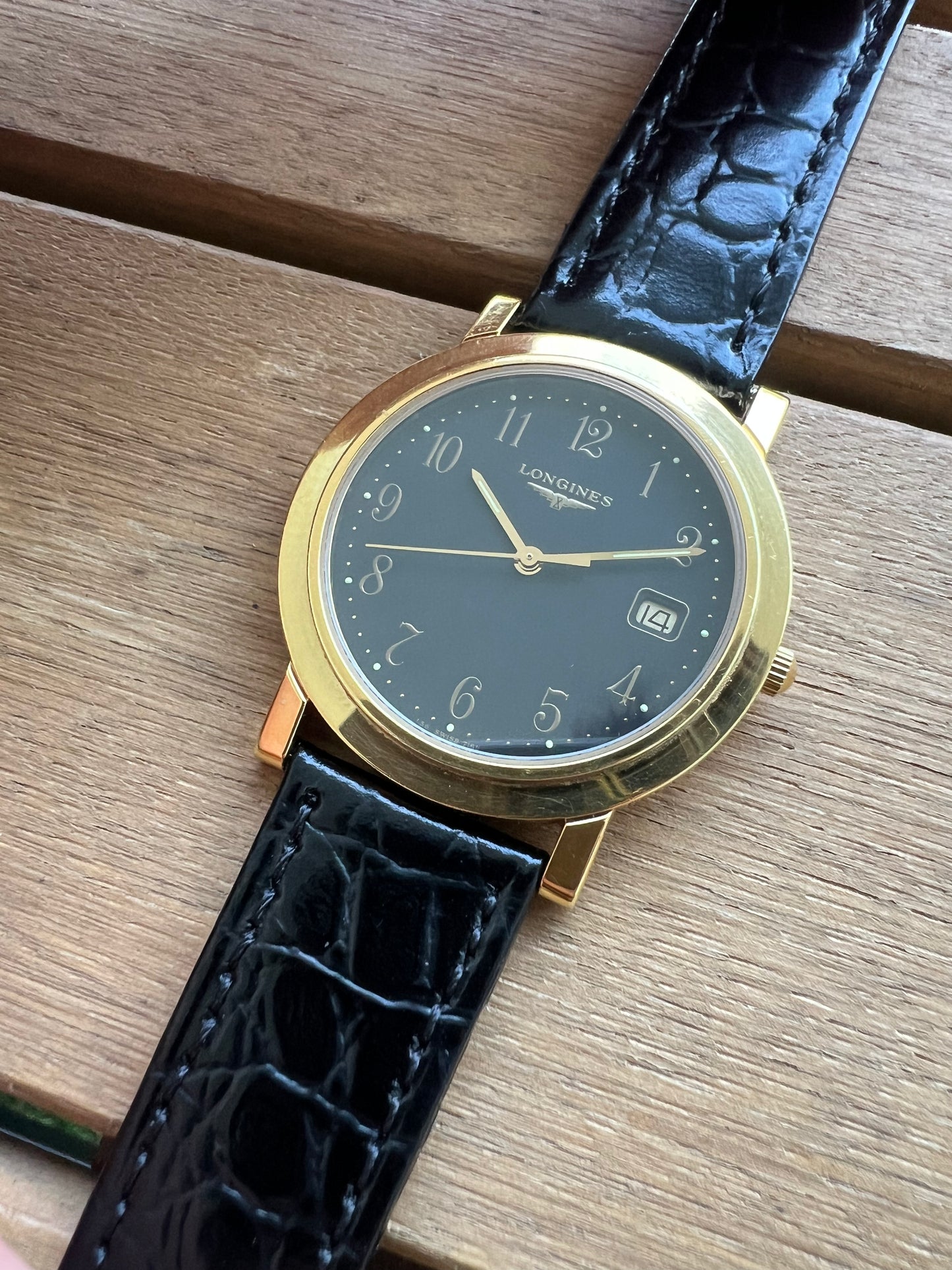 Longines black edition vintage