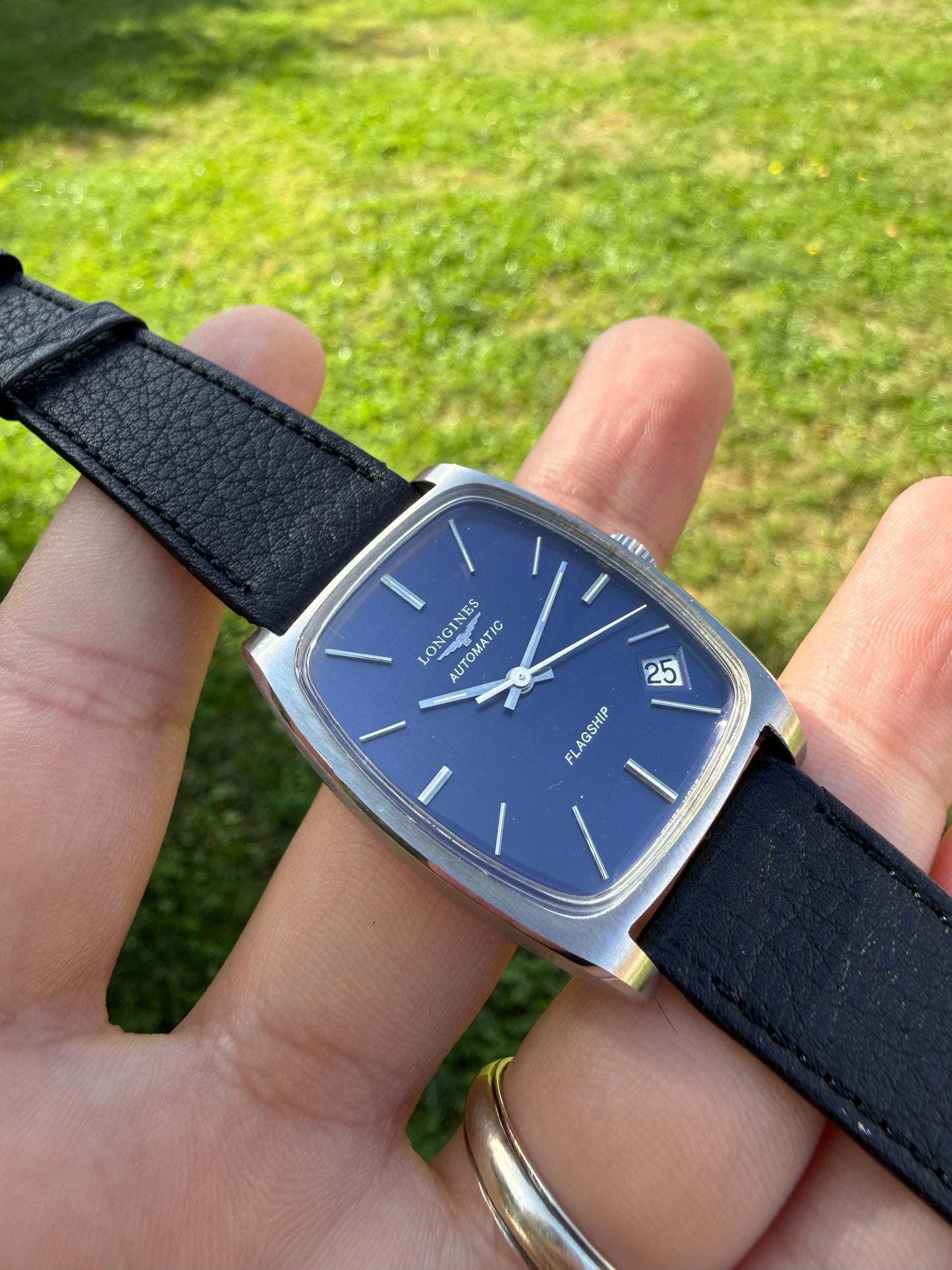 Longines Flagship Tank Blue