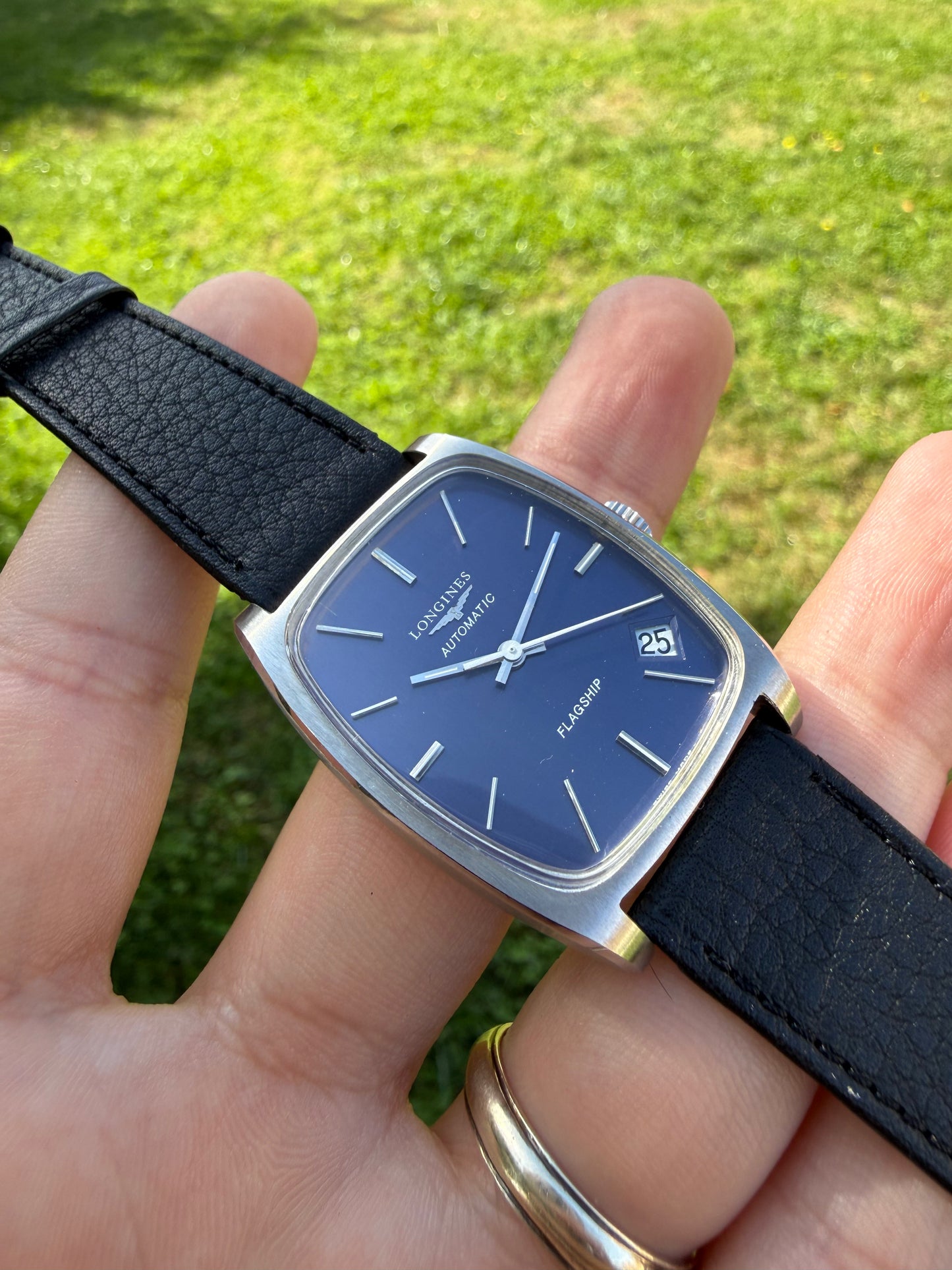 Longines Flagship Tank Blue