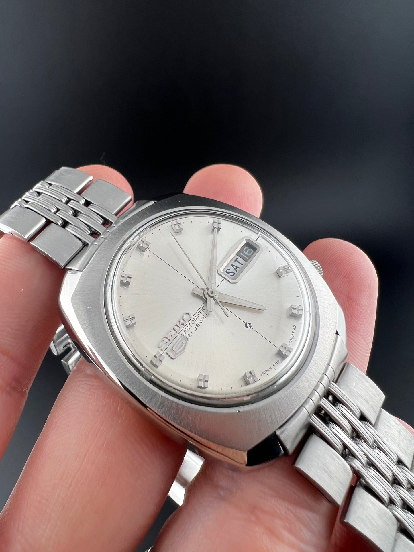 Seiko 5 Plata