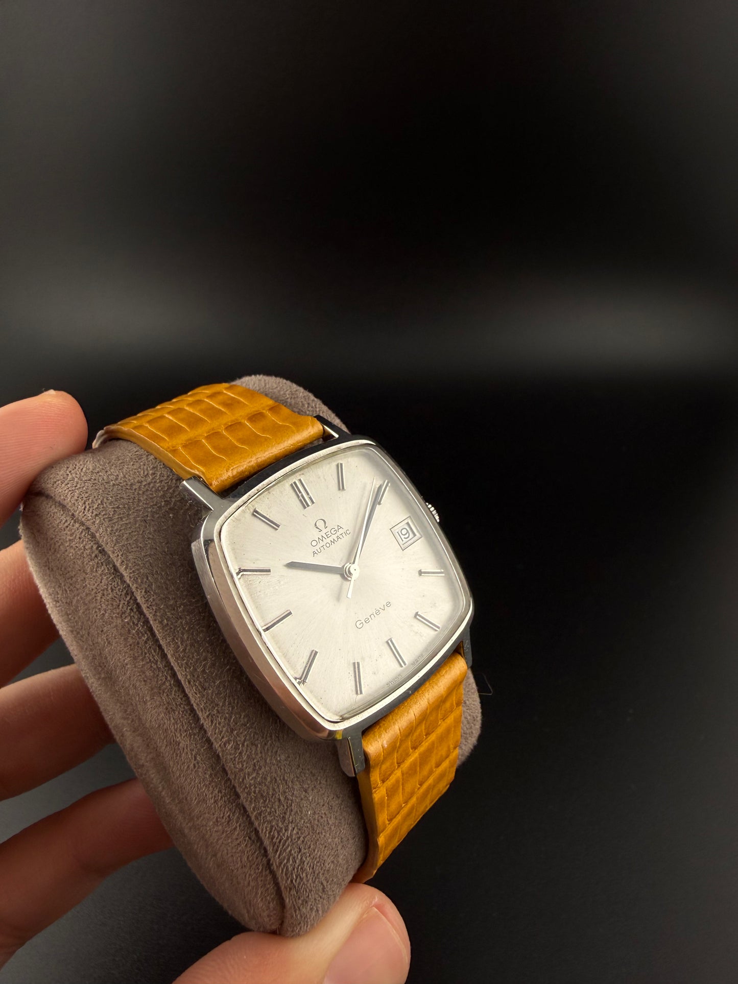 Omega Geneve Cuadrado silver