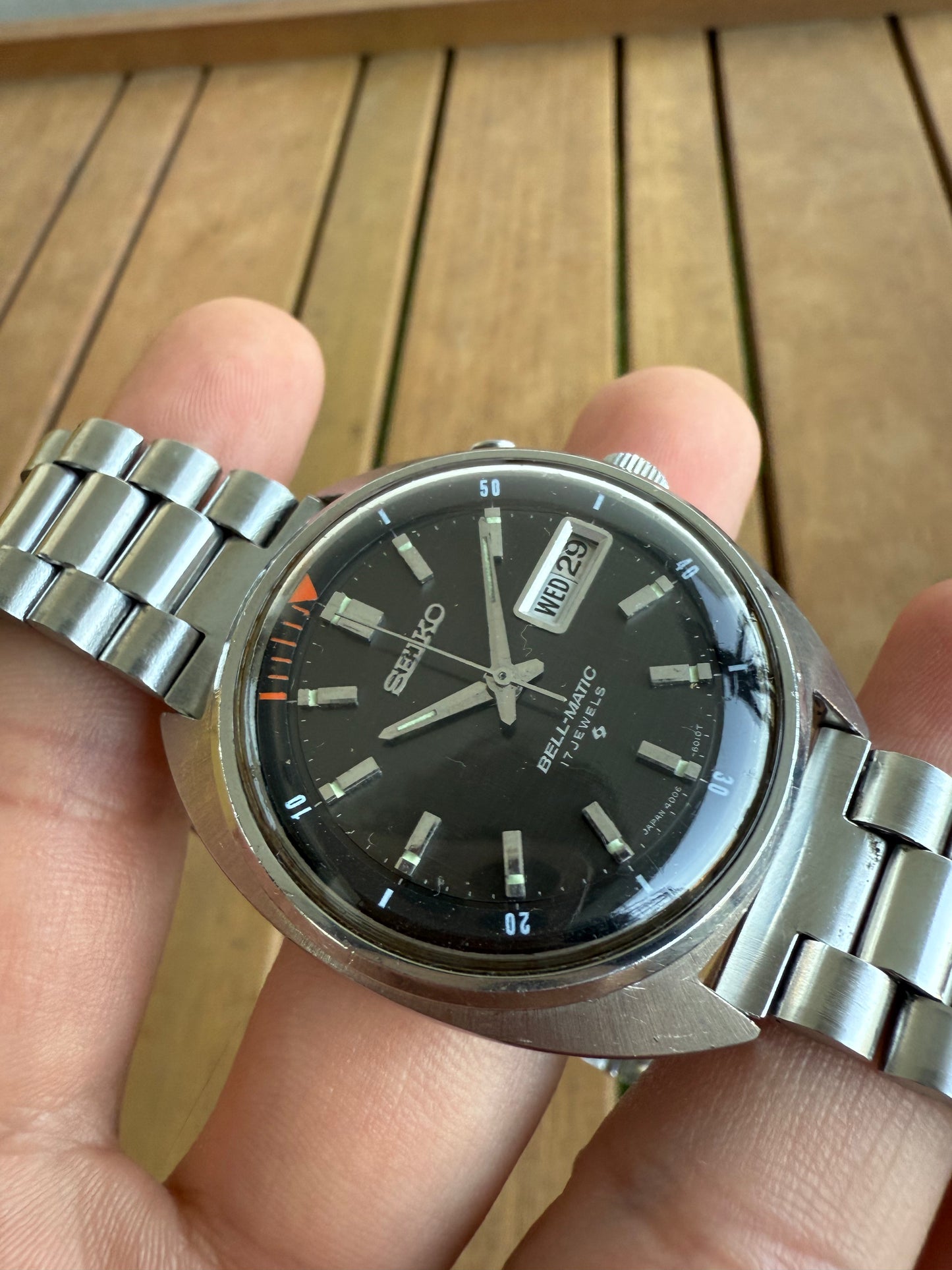 Seiko Bell-Matic alarma