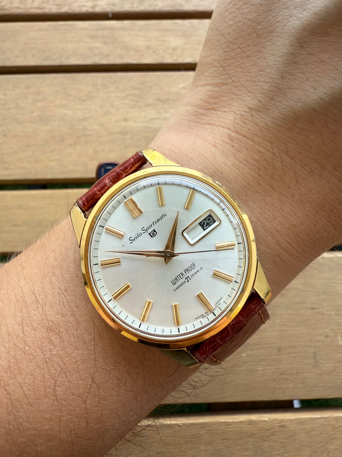 Seiko Sportsmatic gold