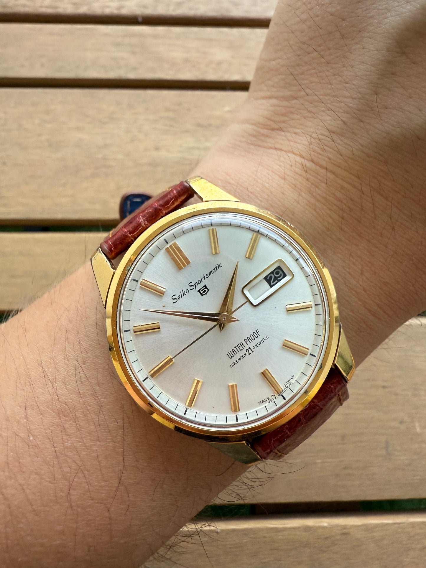 Seiko Sportsmatic gold