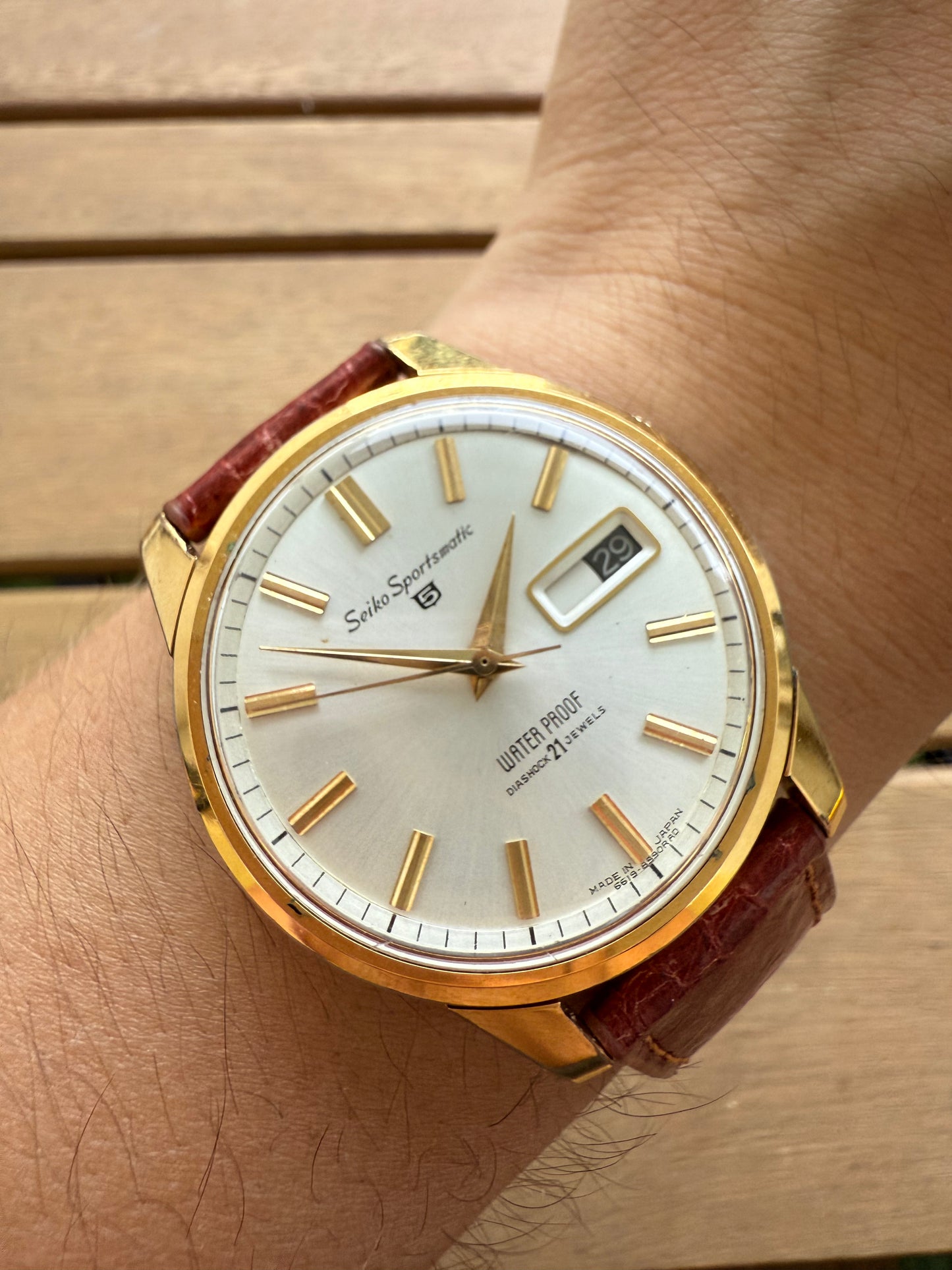 Seiko Sportsmatic gold