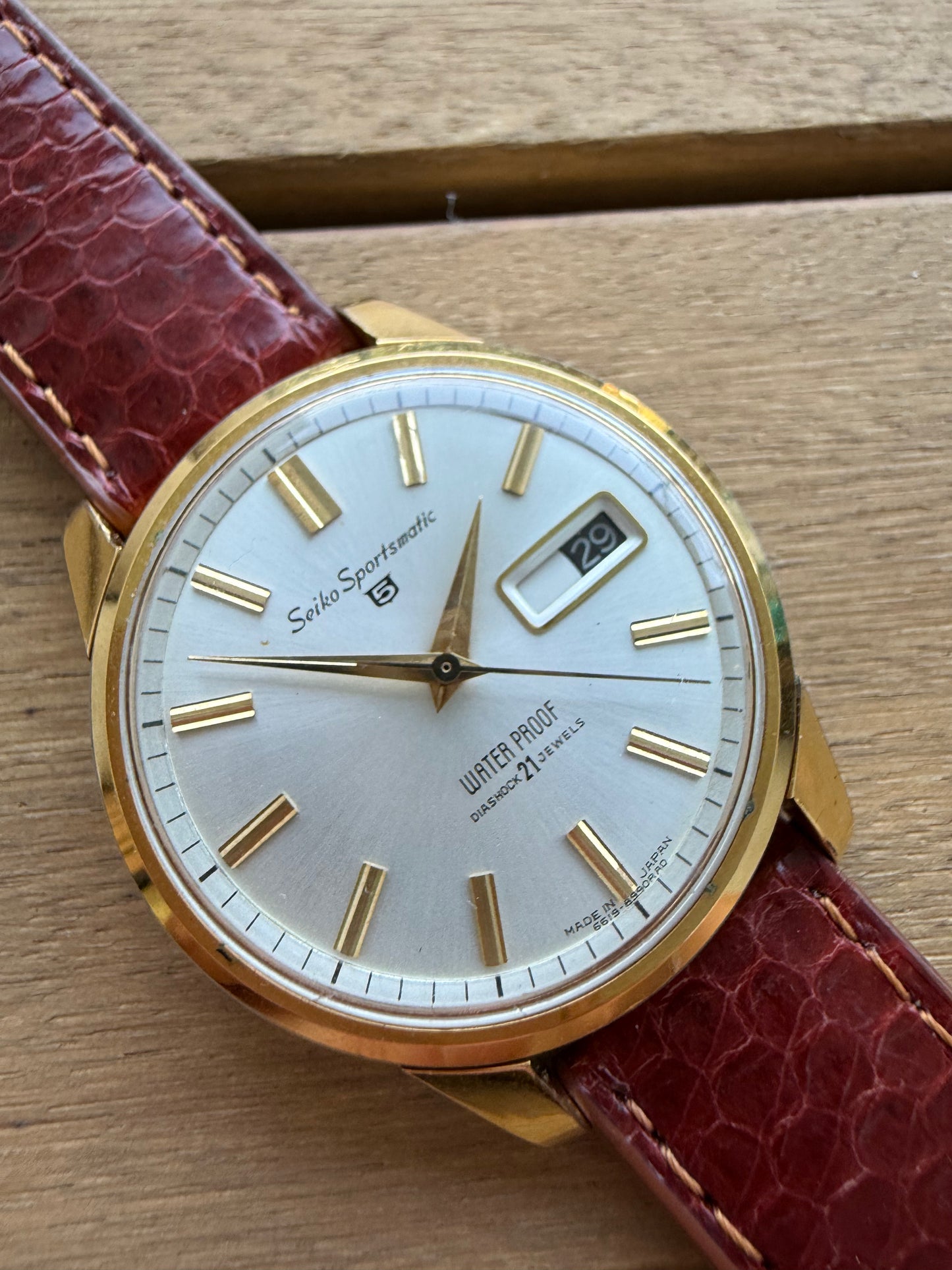 Seiko Sportsmatic gold