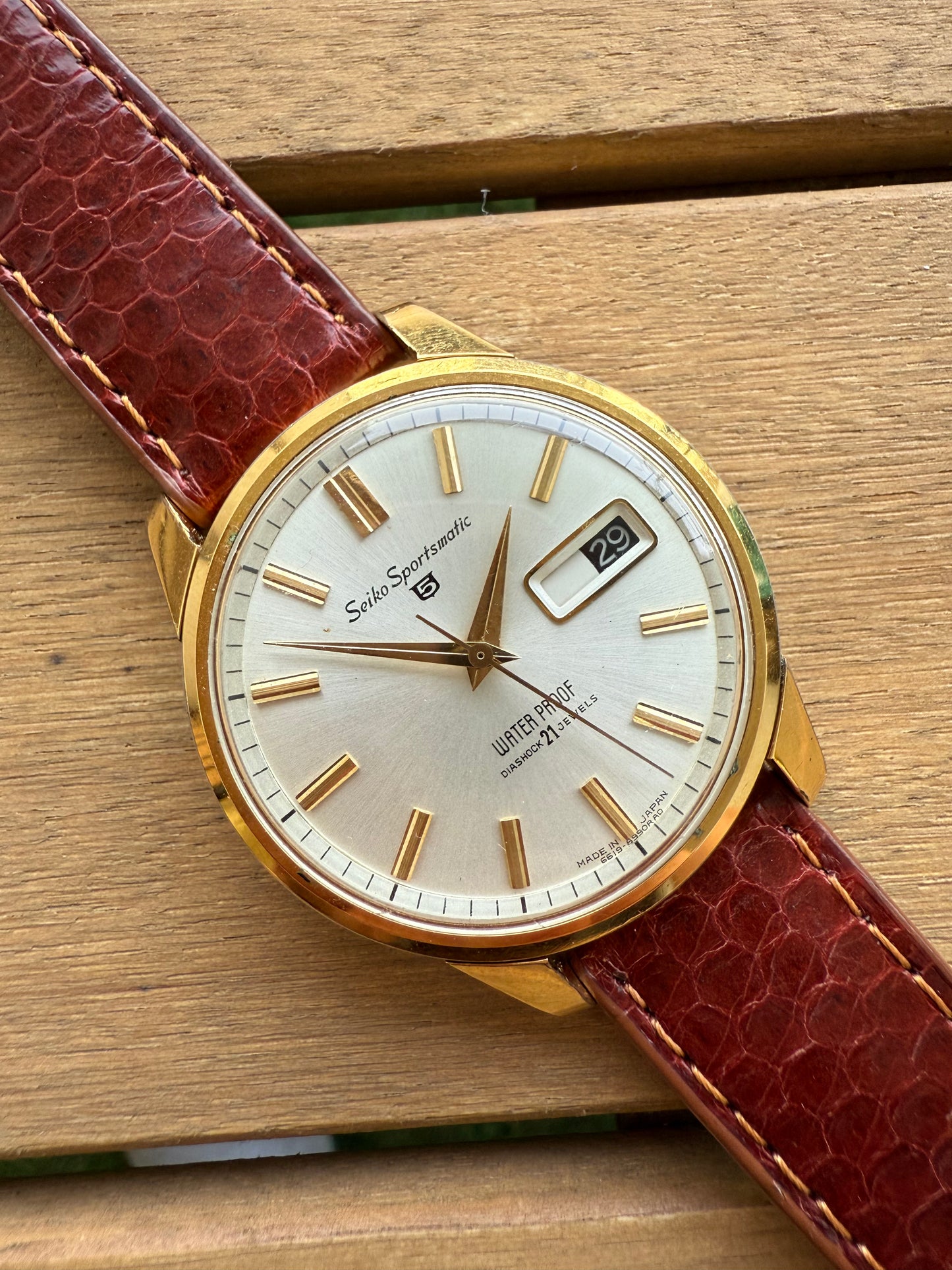 Seiko Sportsmatic gold