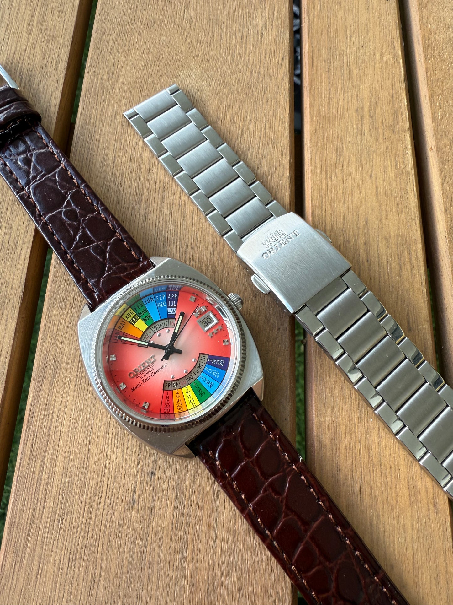 Reloj Orient Arcoíris raro