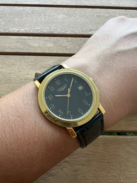 Longines black edition vintage