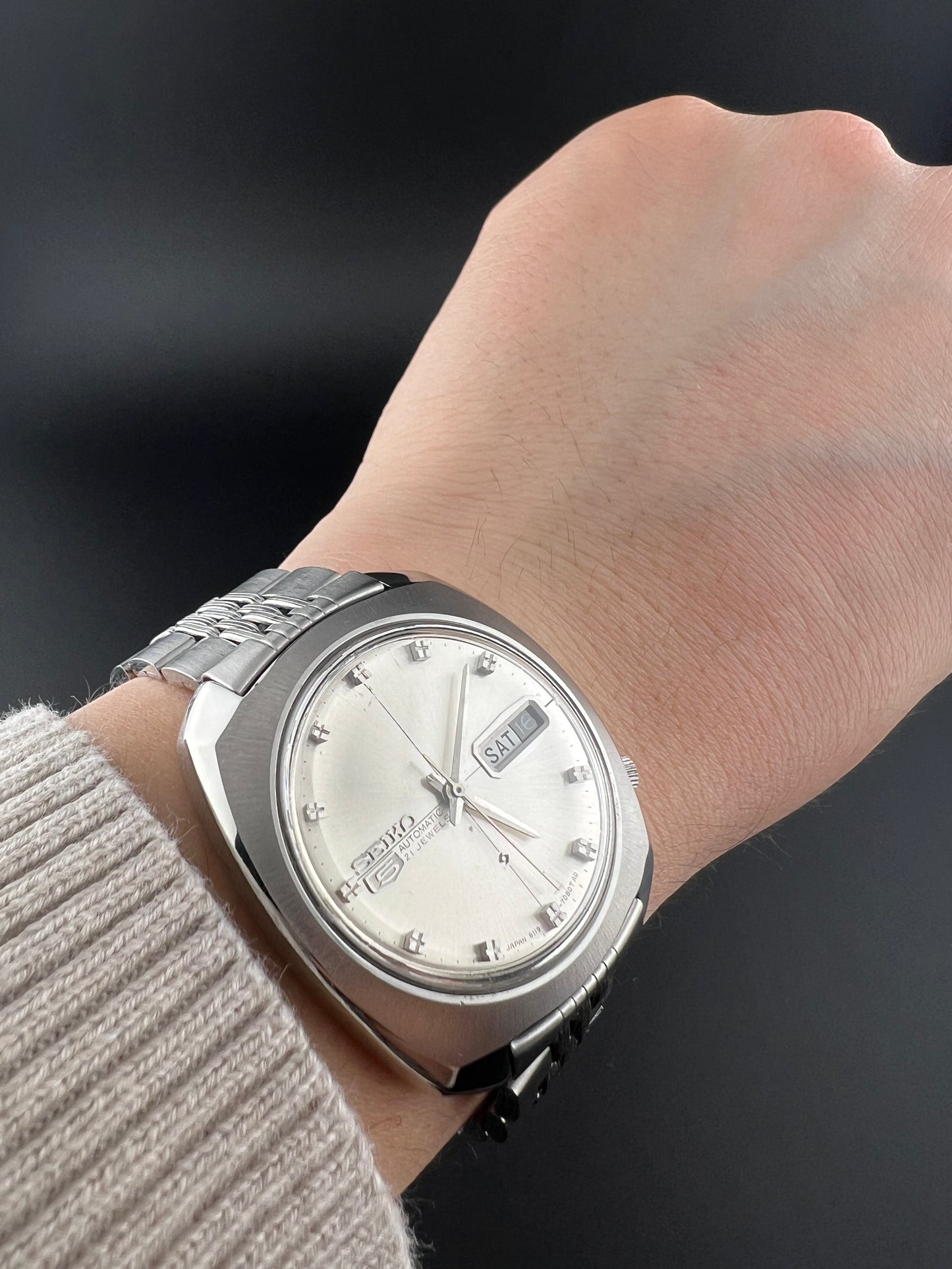 Seiko 5 Plata
