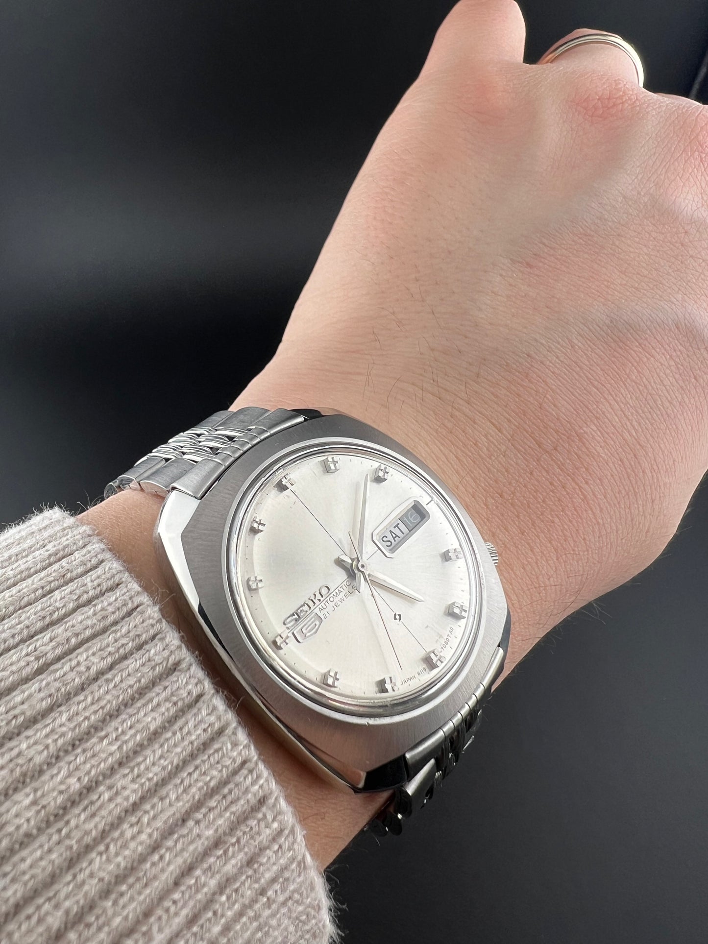 Seiko 5 Plata