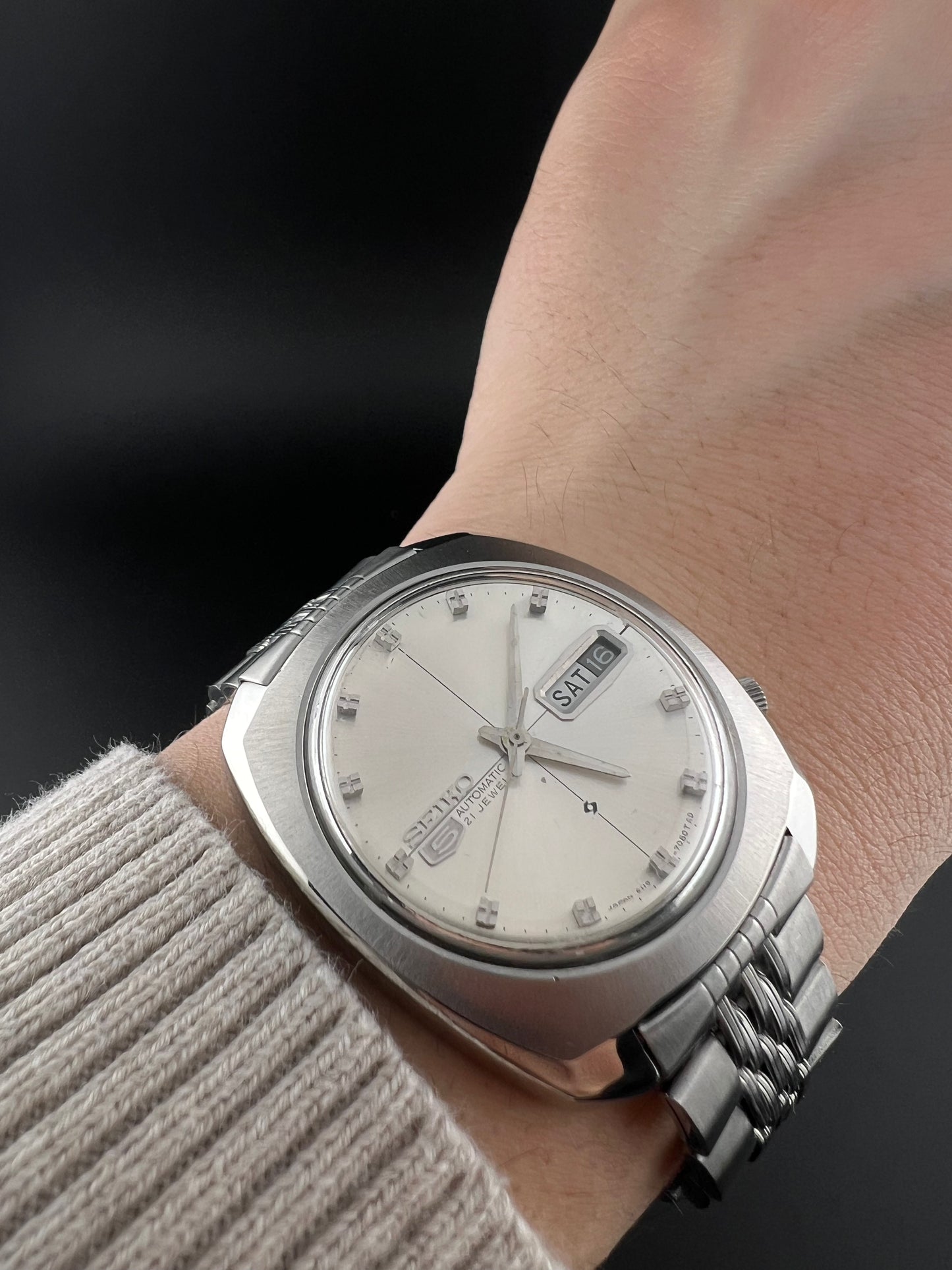 Seiko 5 Plata