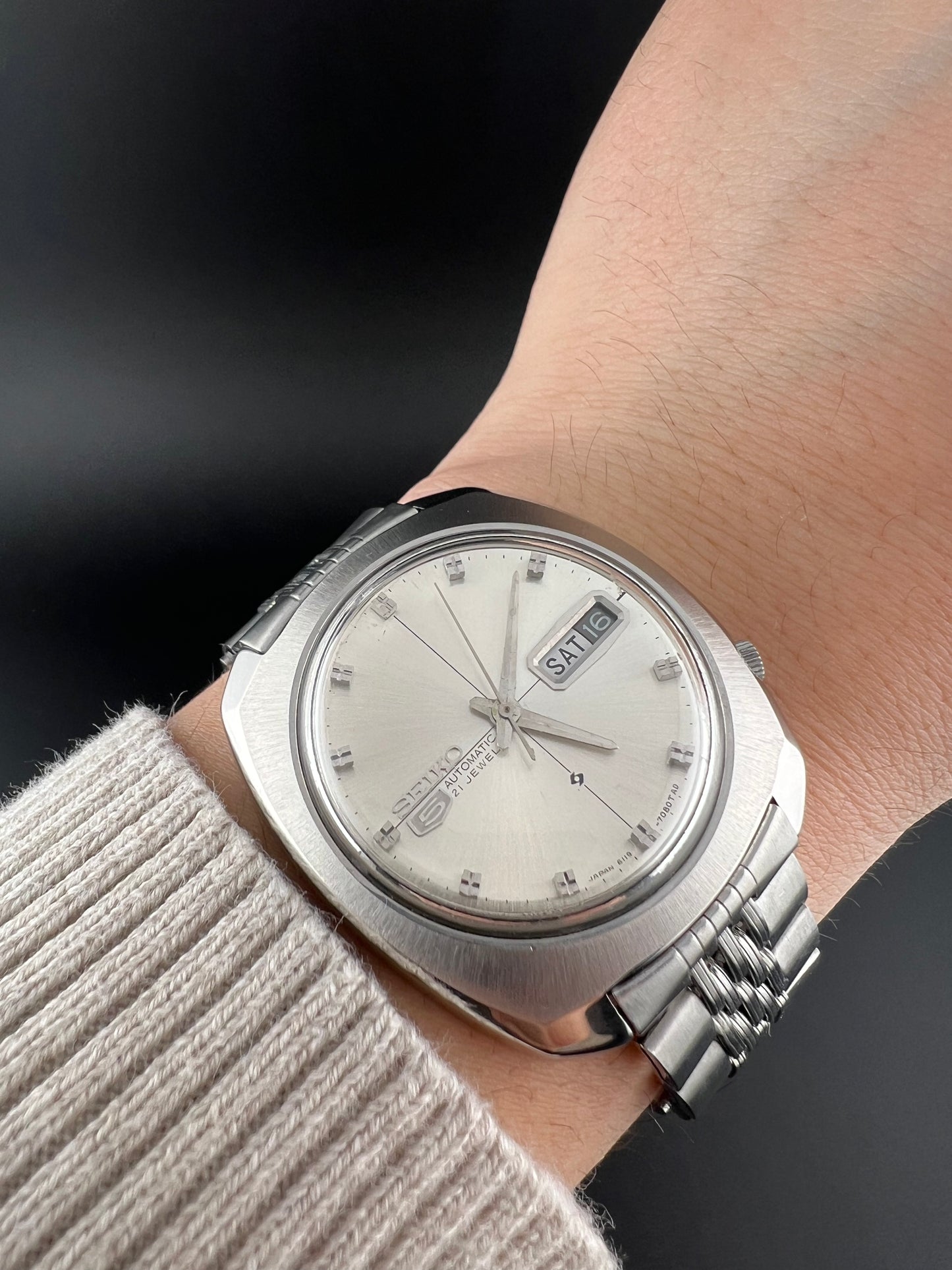 Seiko 5 Plata