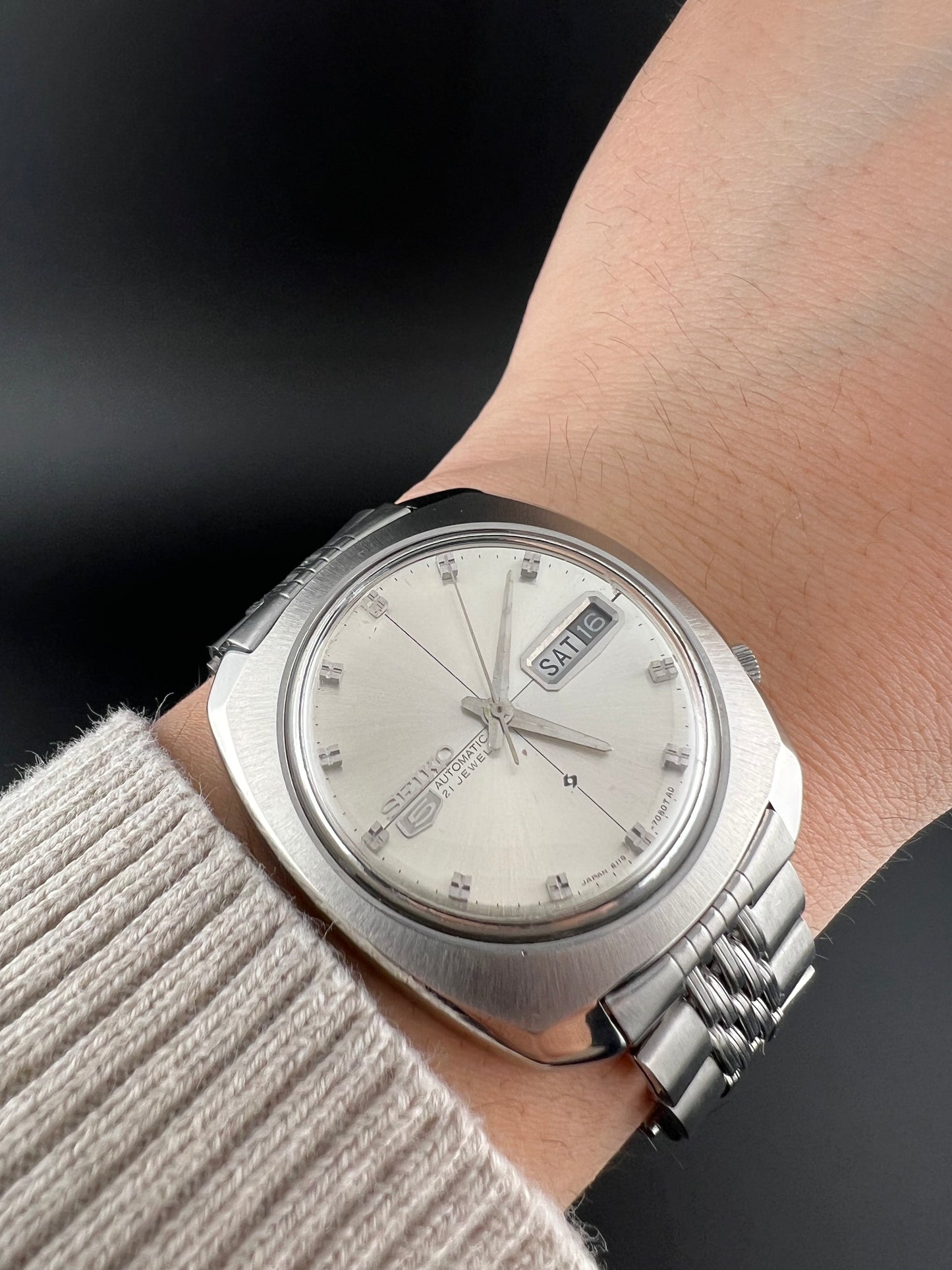 Seiko 5 Plata