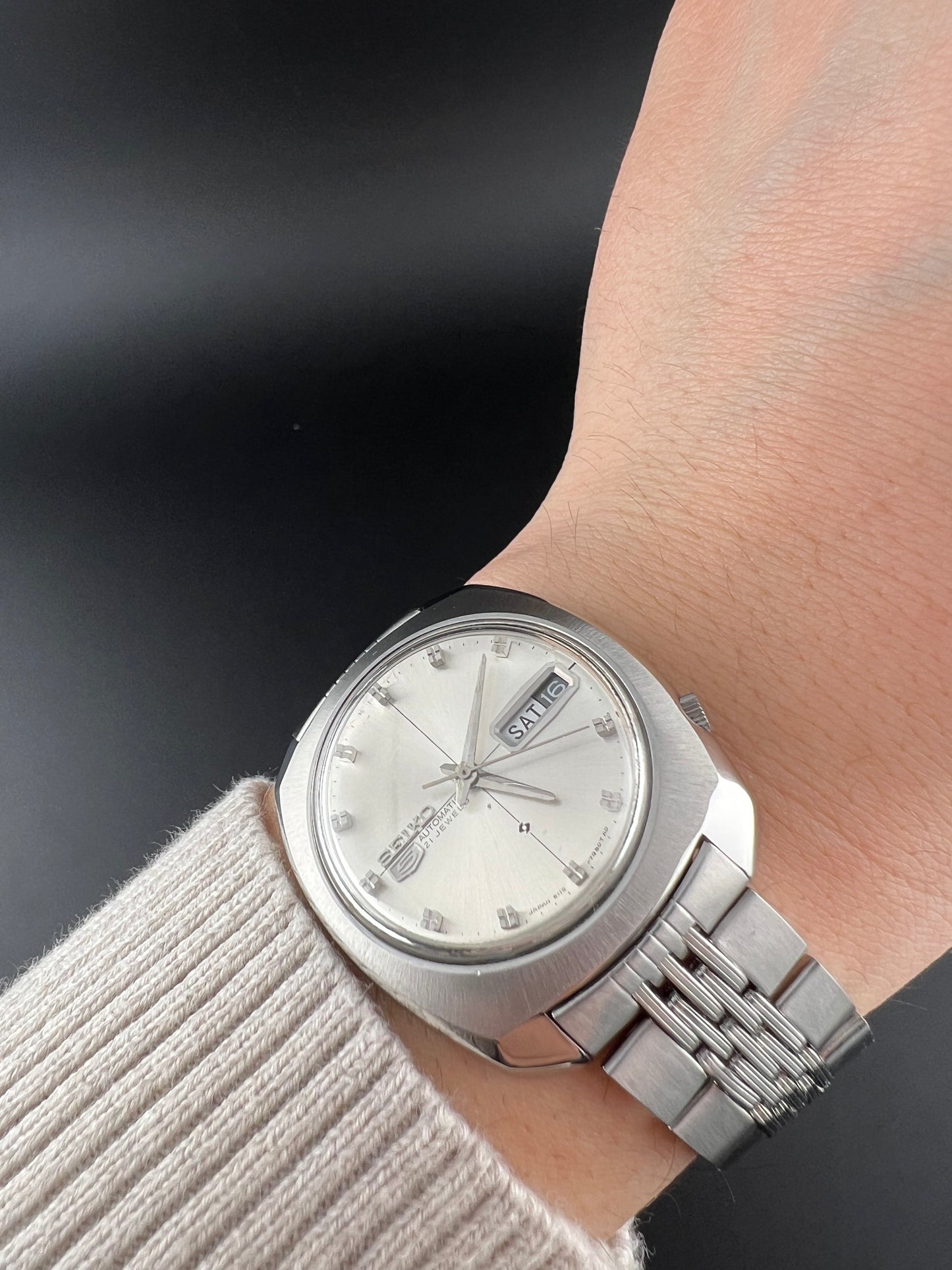 Seiko 5 Plata