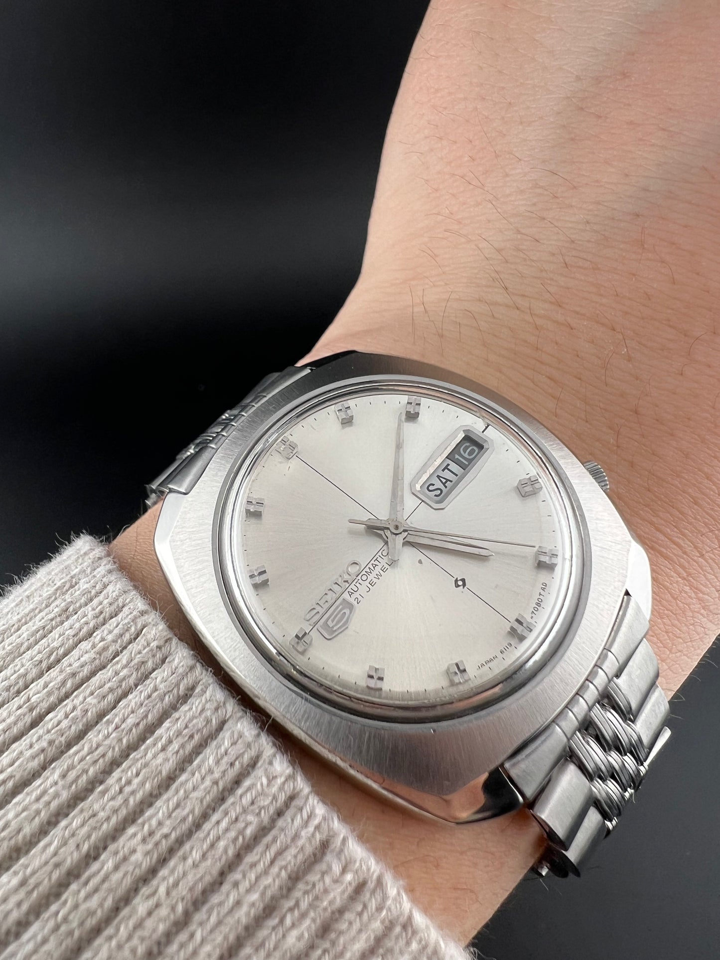 Seiko 5 Plata