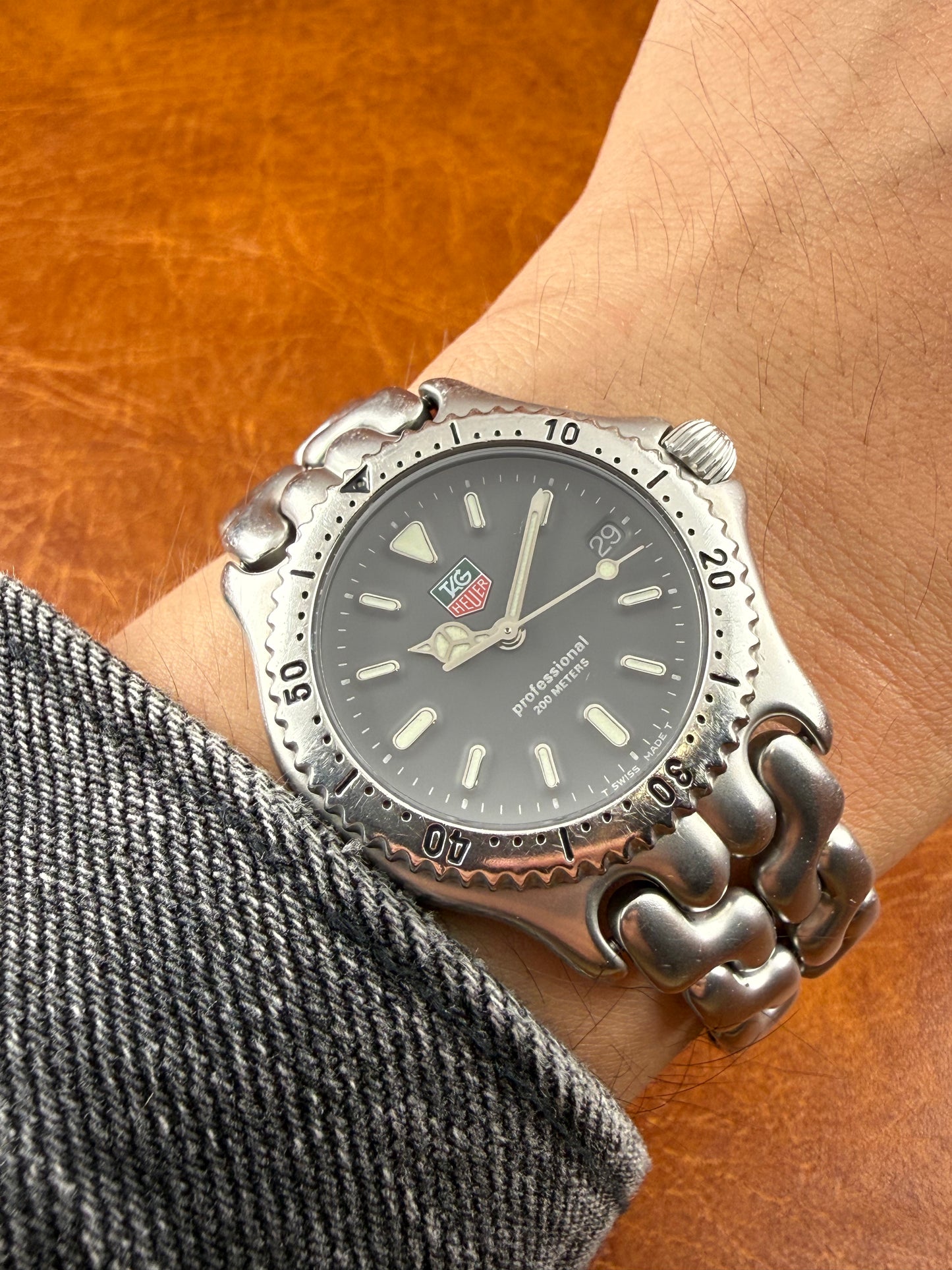 Tag Heuer link gris