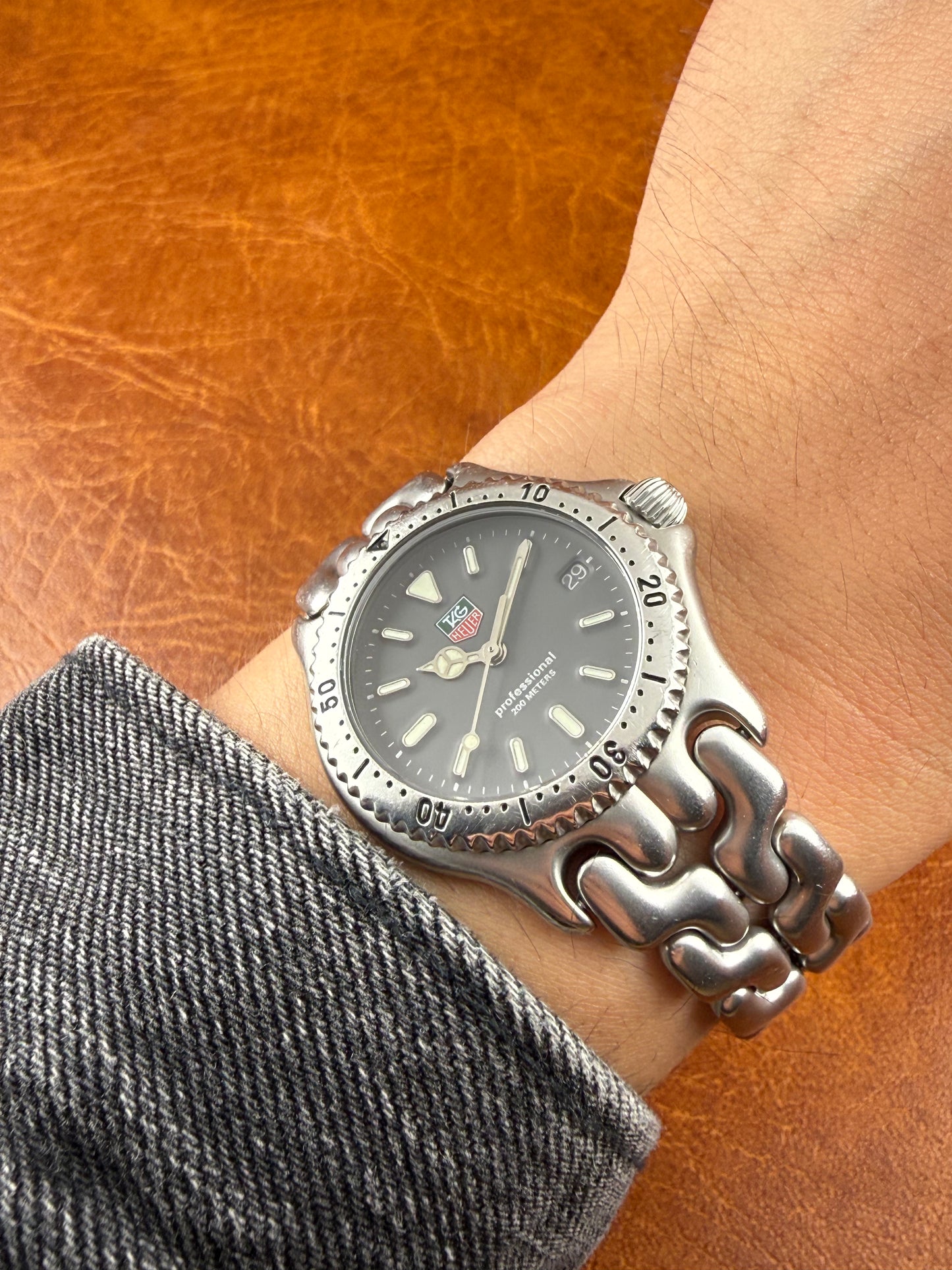 Tag Heuer link gris