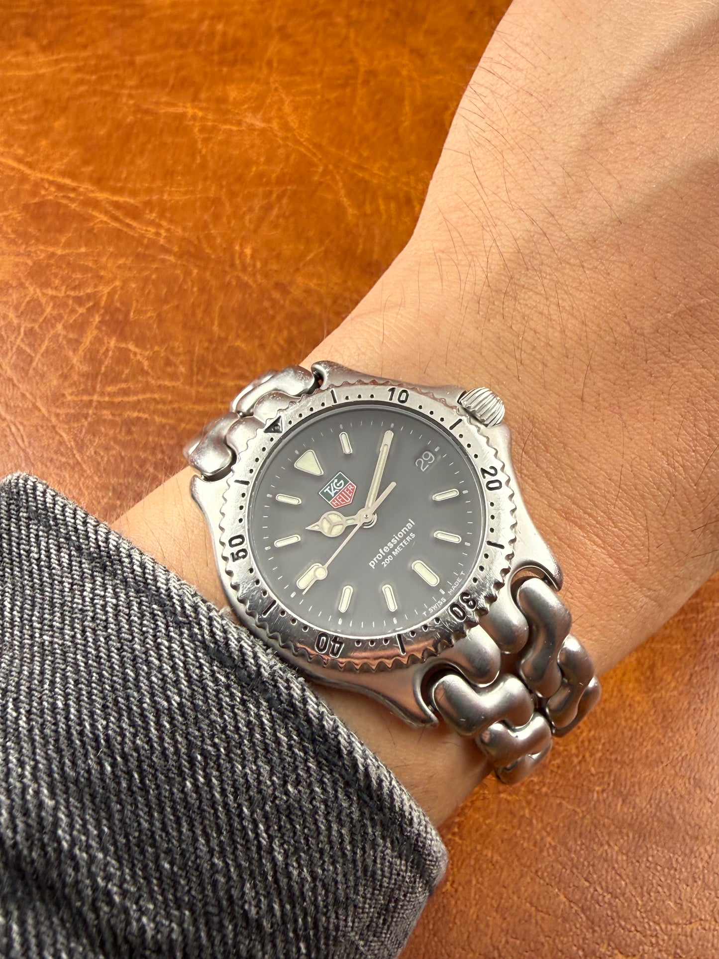 Tag Heuer link gris
