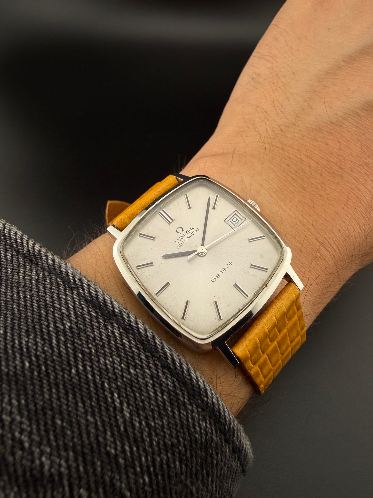 Omega Geneve Cuadrado silver