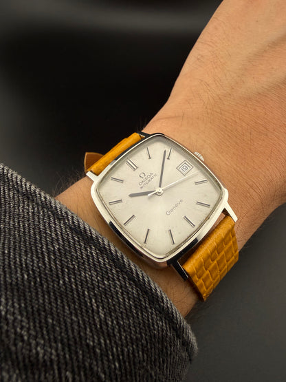 Omega Geneve Cuadrado silver