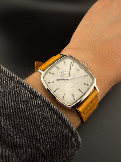 Omega Geneve Cuadrado silver