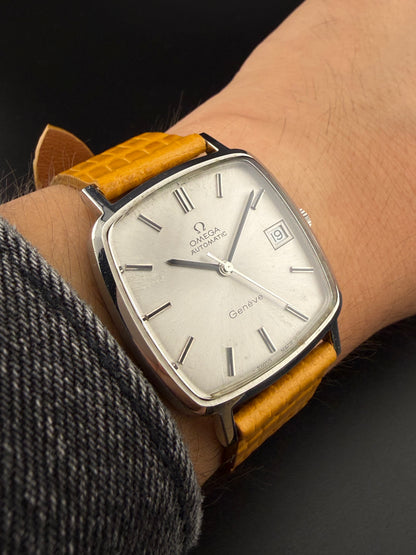 Omega Geneve Cuadrado silver