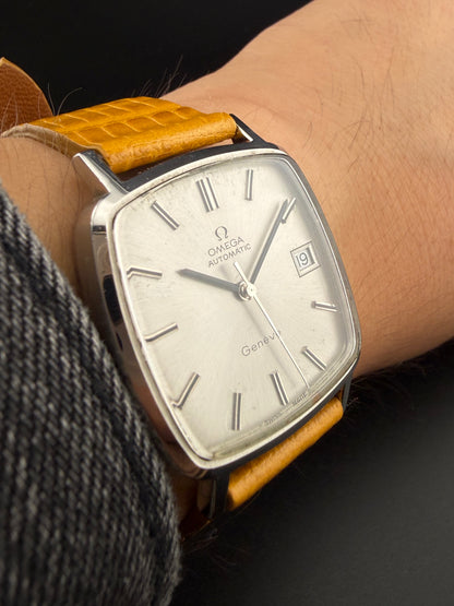 Omega Geneve Cuadrado silver