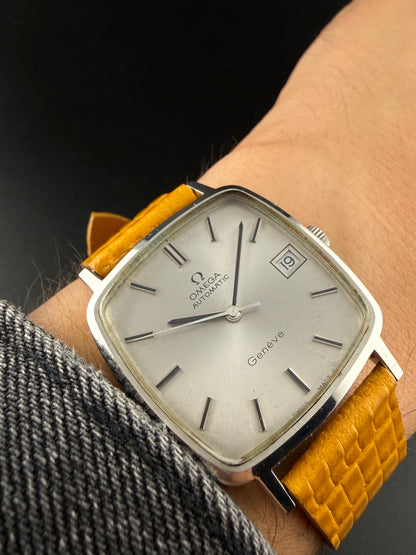 Omega Geneve Cuadrado silver
