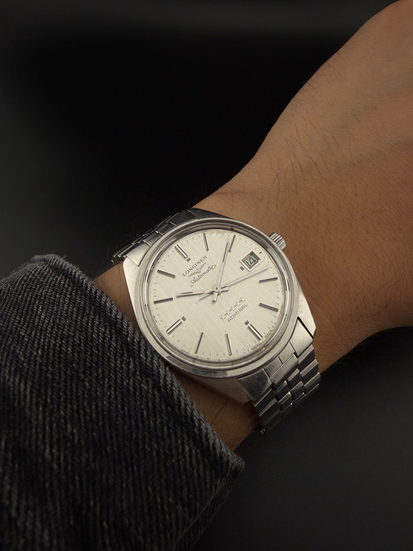 Longines Admiral Silver